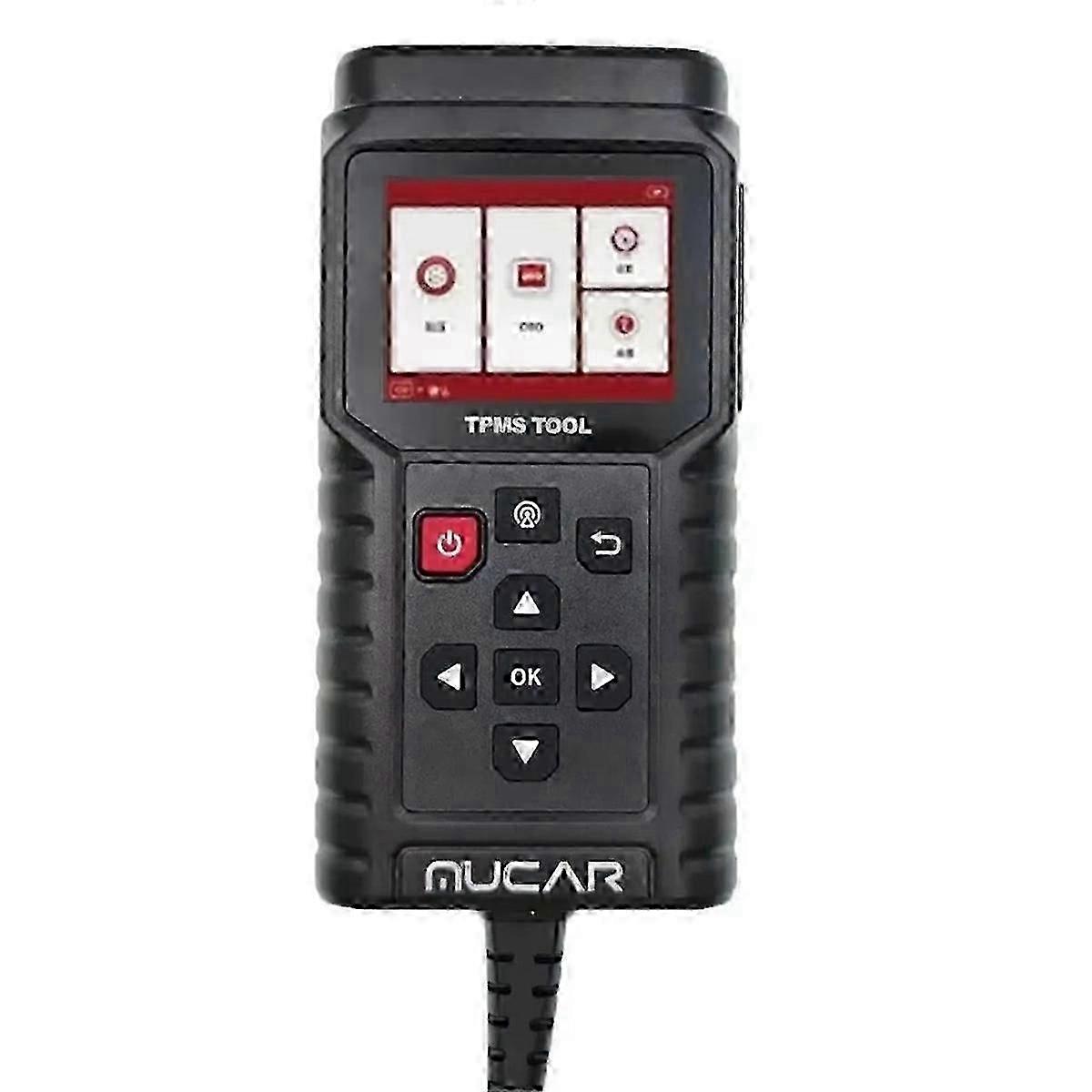 Διαγνωστικό εργαλείο αισθητήρων Mucar TPMS για την παρακολούθηση πίεσης ελαστικών αυτοκινήτων με την αγγλική υποστήριξη διεπαφών