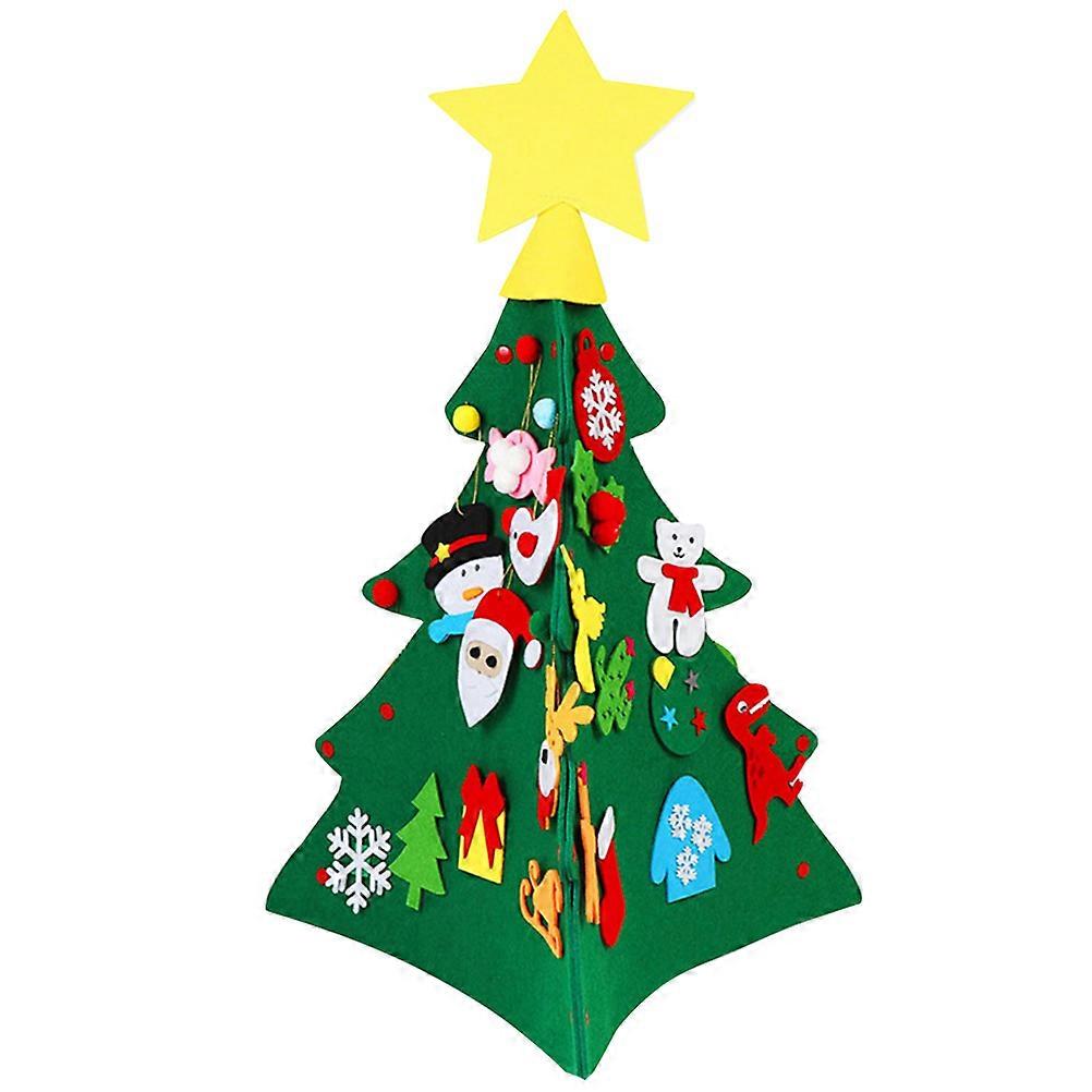Felt Christmas Tree DIY Handmade Toy for Kids 1Set Material
