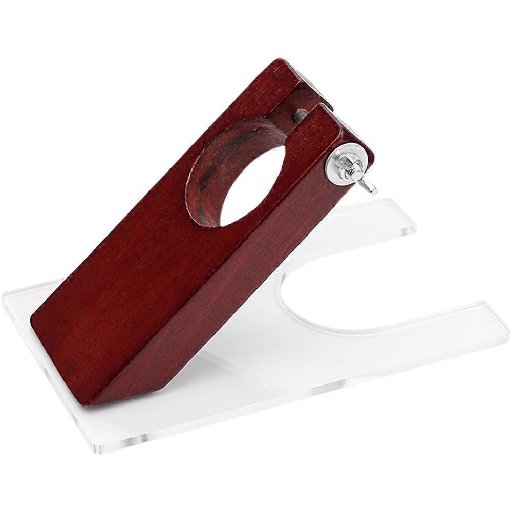 Sturdy Tufting Trimmer Holder for Daily Use with Acrylic and Wood Material Multi Color 7 inch