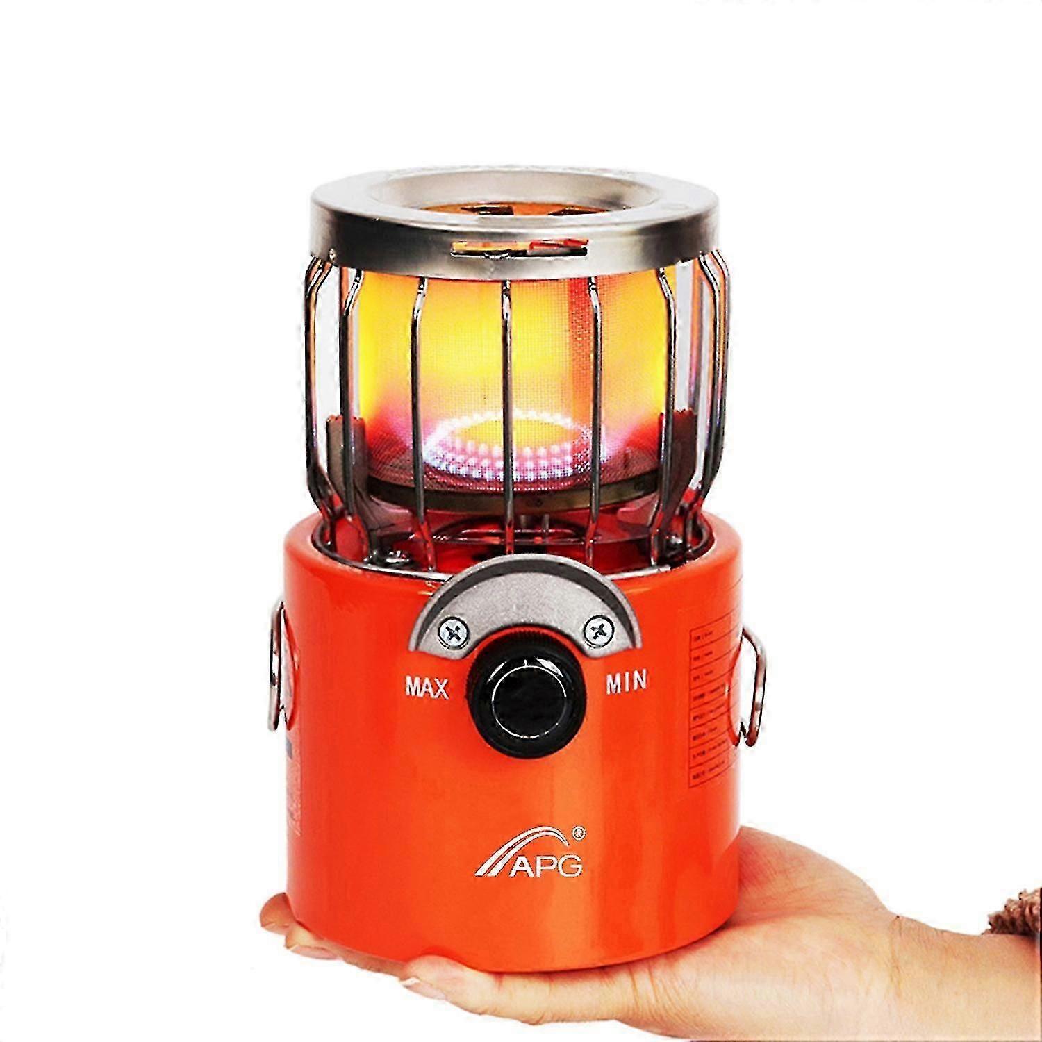 Portable 2000W Gas Heater Outdoor Camping Stove Heating Cooker for Ice Fishing Camping Hiking