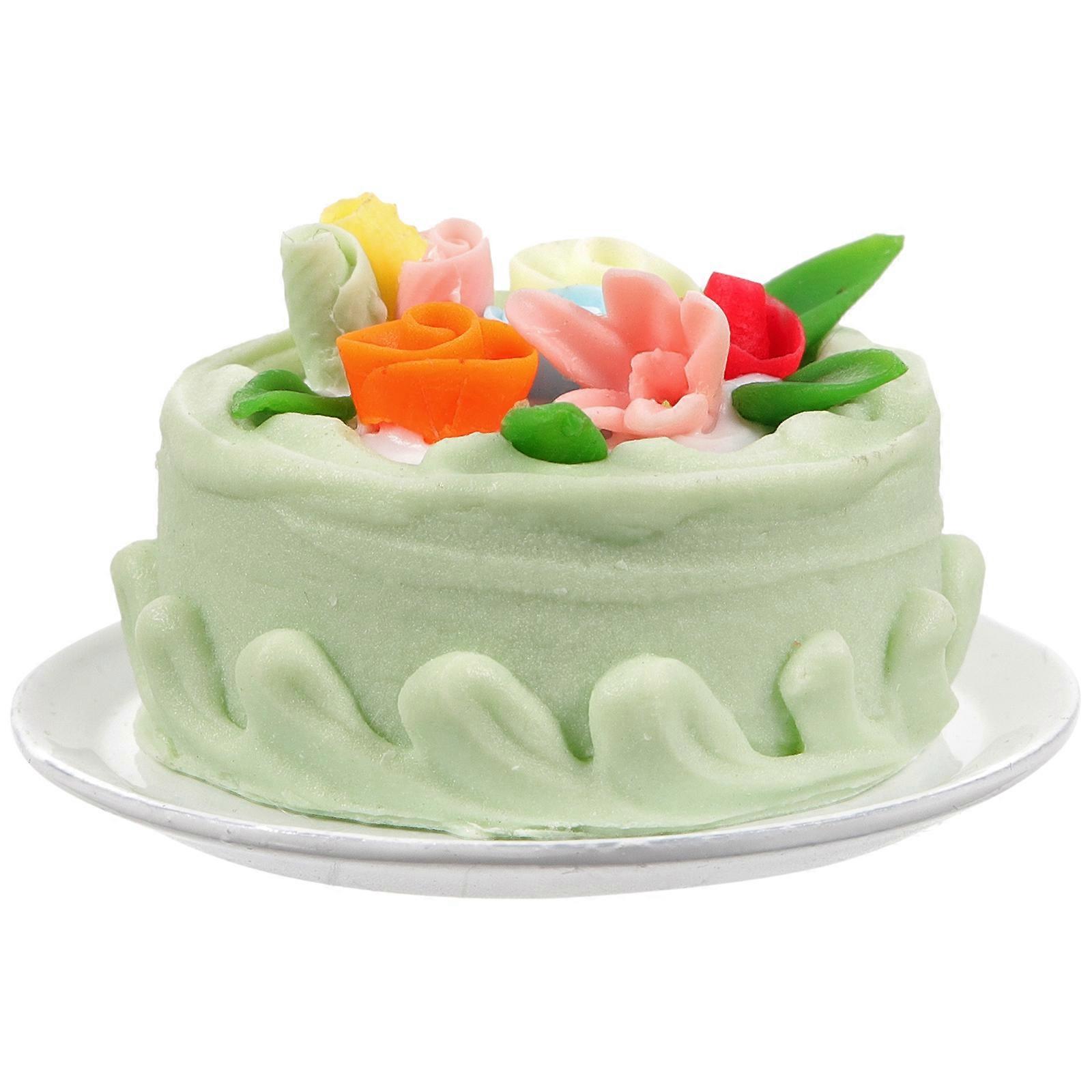 Artificial Cake Prop for Decor Made of Resin Highly Simulated 3.5 Inches
