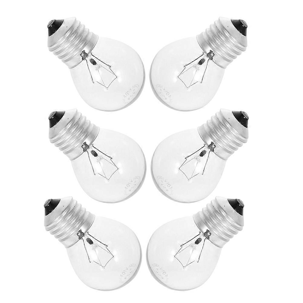 High Light Efficiency Bulbs For Lamps Dimmable E27 Screw Base 6Pcs