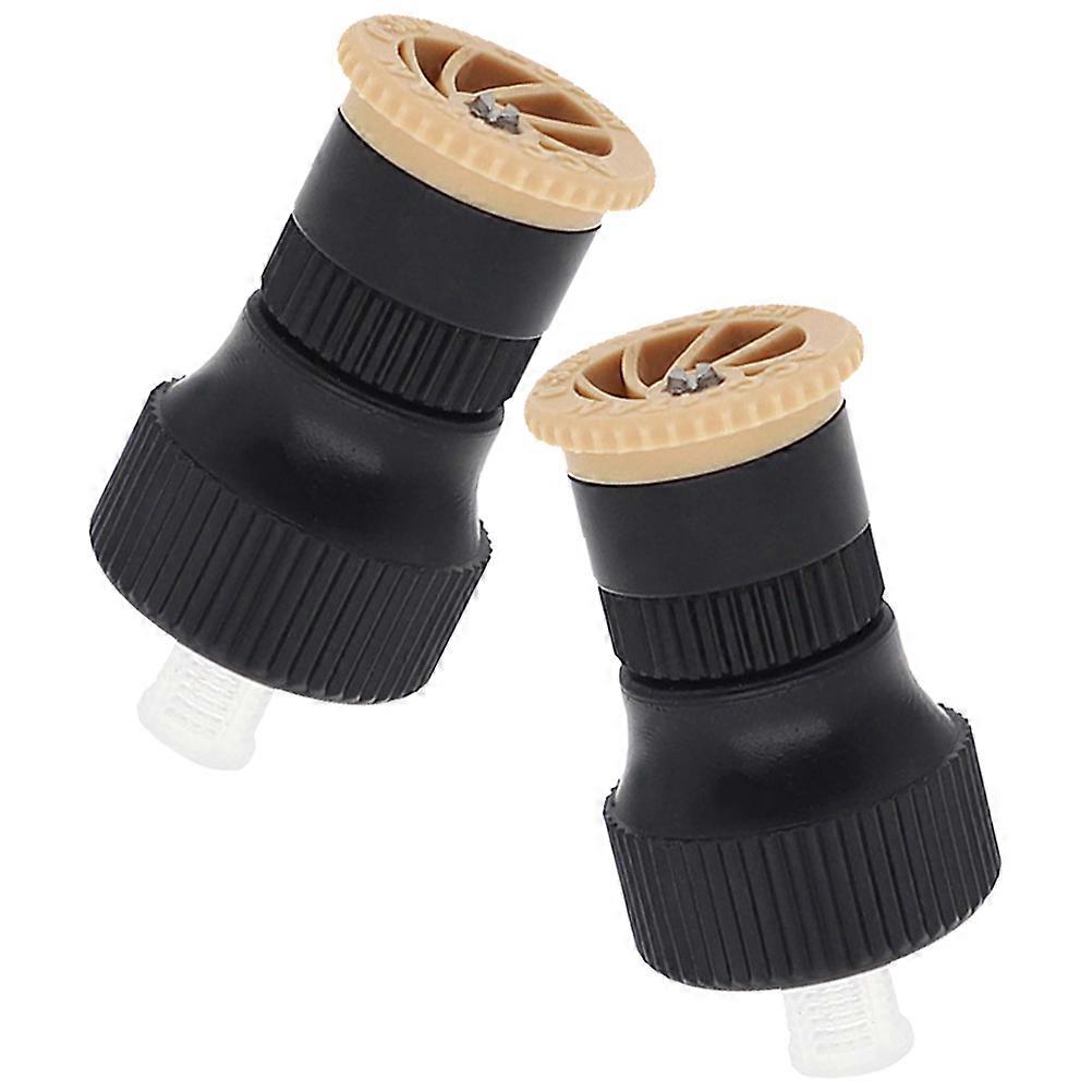 Sprinkler Head Replacement for Gardening with 360Degree Adjustable Design Black PP Material