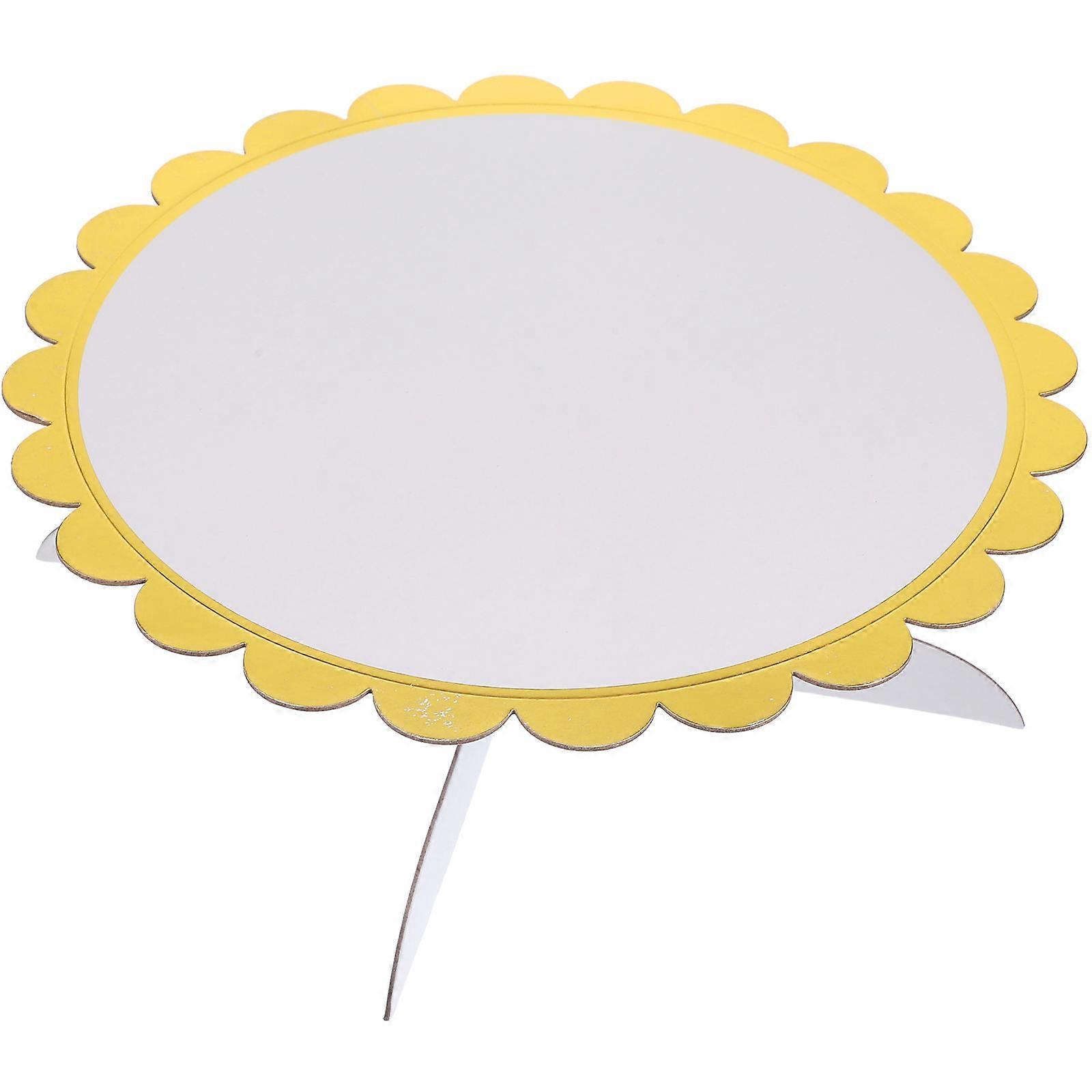 White Paper Cake Stand for Display Elegant Design and Versatility Round Shape Multifunction