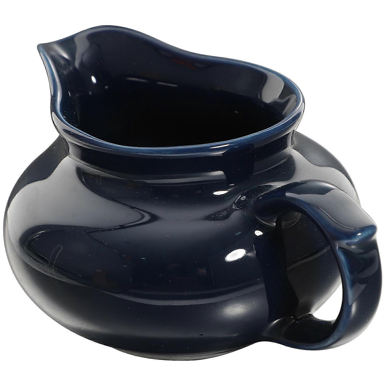 Colorful Gravy Boat Multi-Function Sauce Container Modern Household Style Blue 1Set