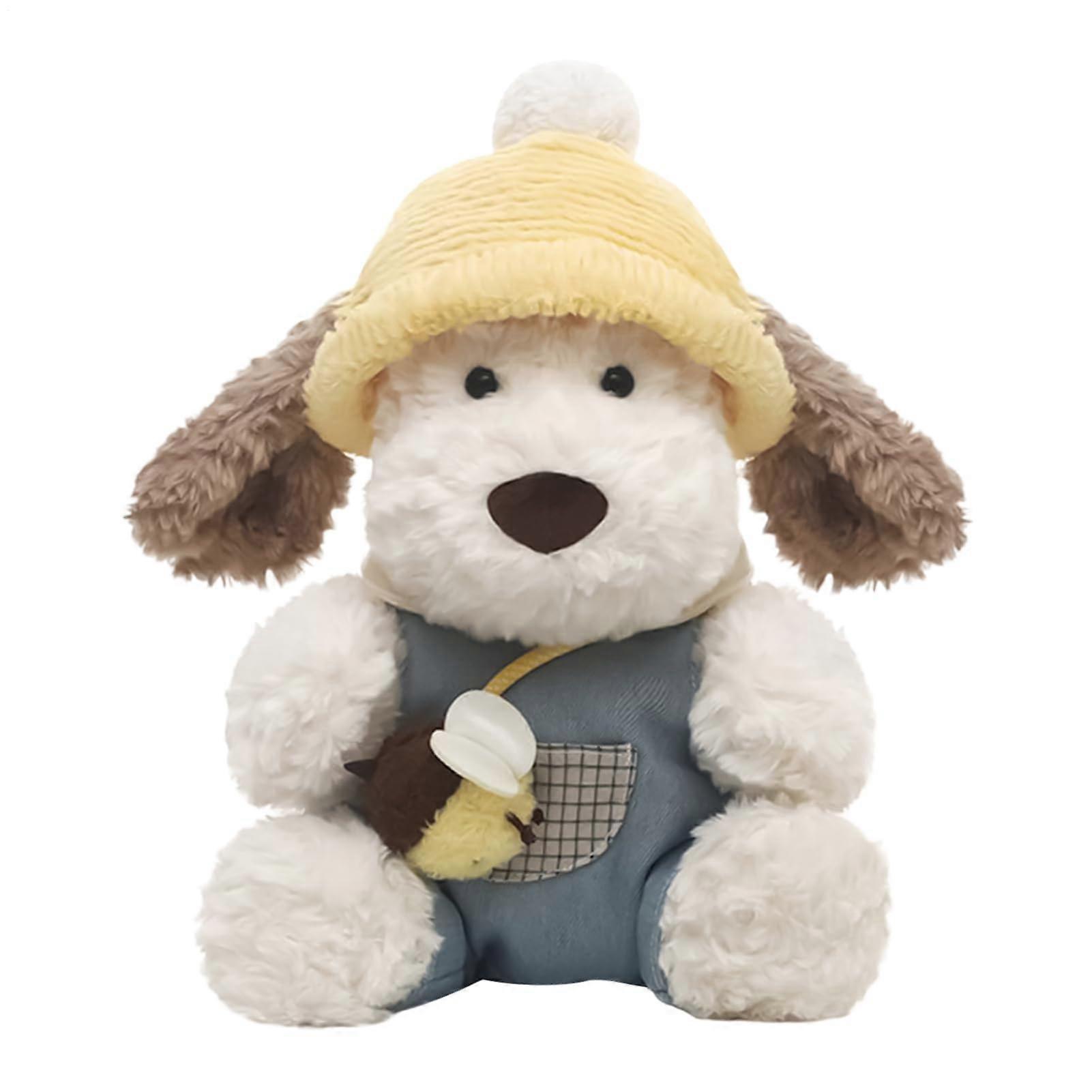 Générique Plüschtier Welpe 32 cm – Soft Plush Toy for Bedroom, Car, Sofa Decoration, Ideal for Birthdays and Valentine's Day
