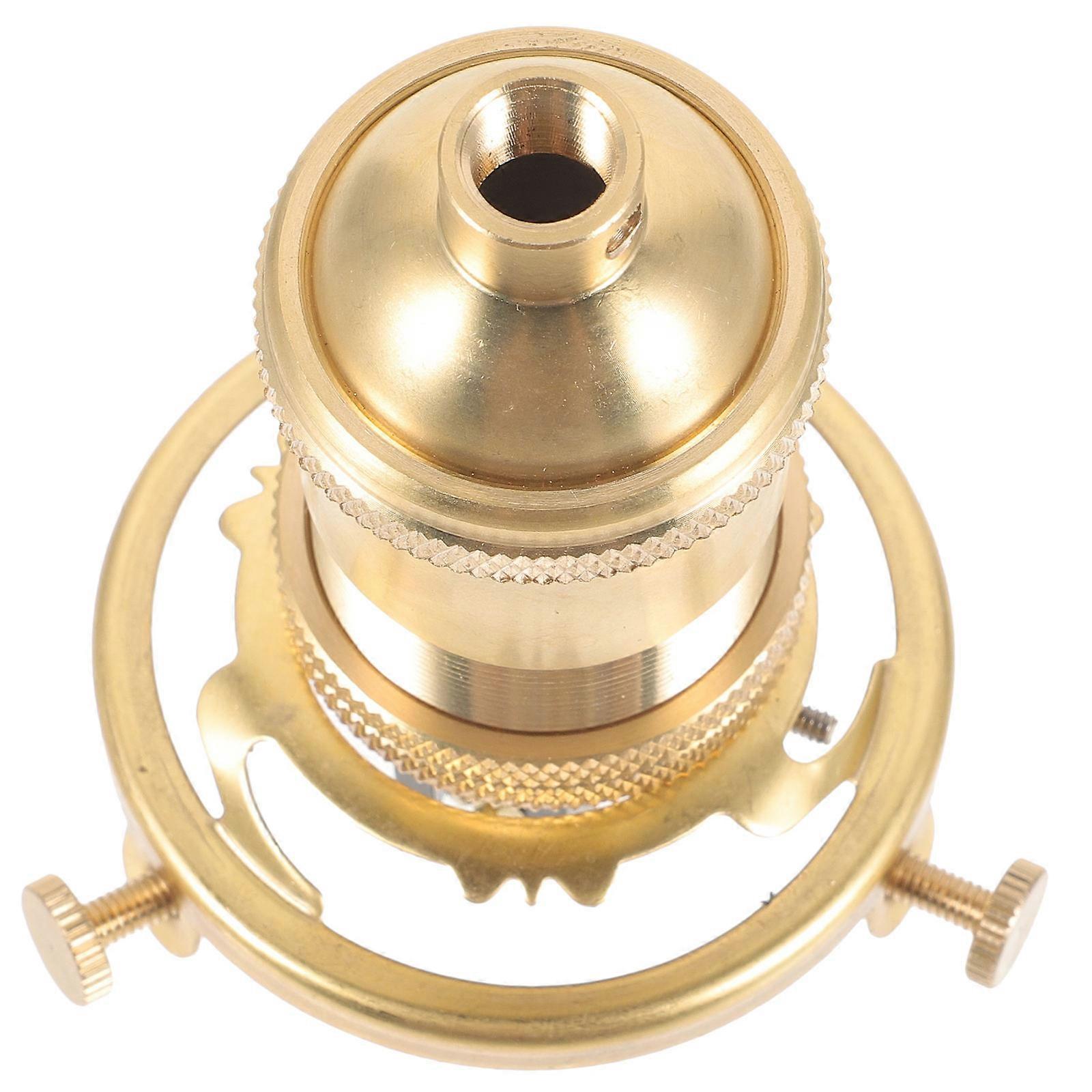 Lamp Sockets E27 Vintage Ceiling Lamp Socket Adapter Golden 1Set