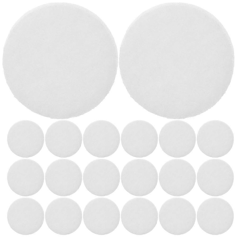 100pcs Aroma Diffuser Pads, Round Cotton Essential Oil Tablets for Aromatherapy Necklaces, Bracelets, and Car Vent Clips with Efficient Scent Release