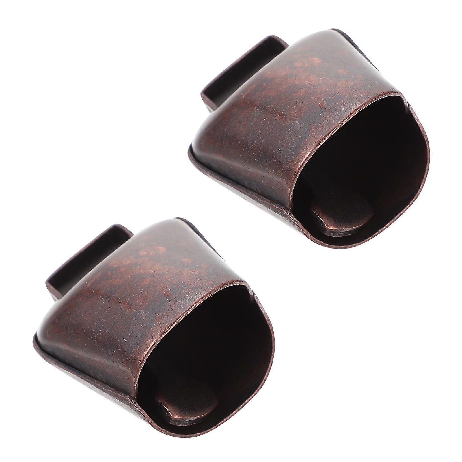 Copper Grazing Bells for Cattle, Sheep, and Horses – Loud Theft Deterrent, Elegant Farm Decoration, 2pcs Set
