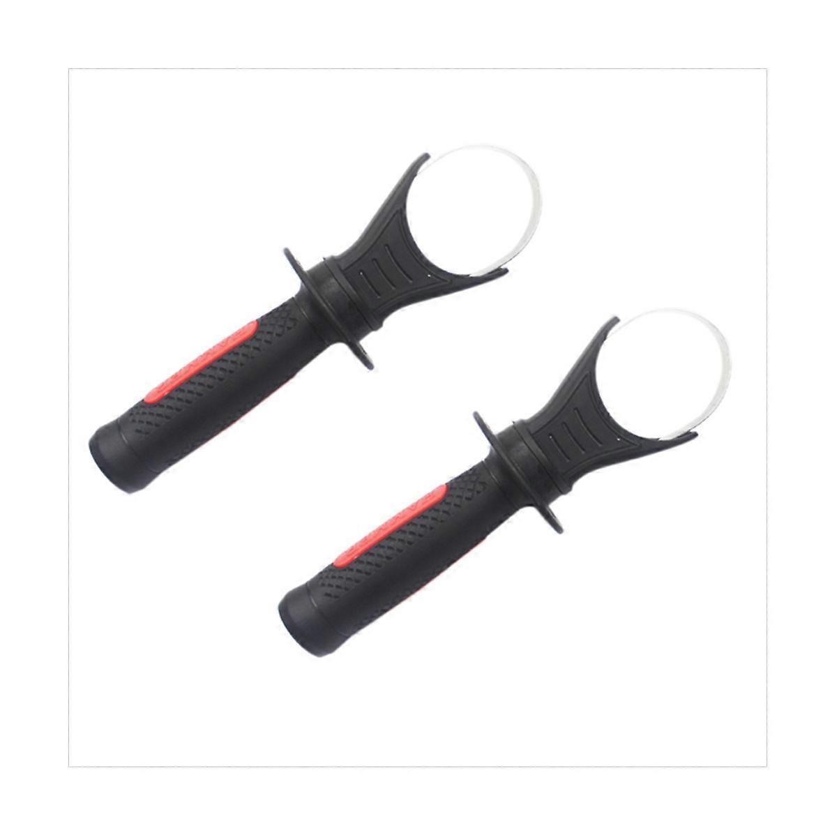 2X Hammer Drill Handle Plastic Side Front Auxiliary Handle for 26 Tools Drill Replacement Plastic Si