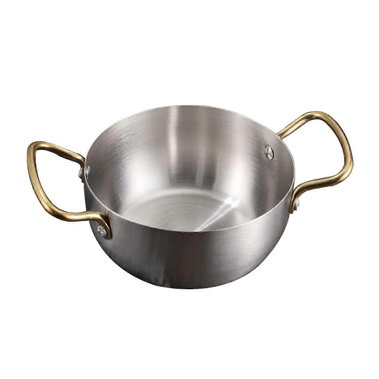Ramen Pot Multifunctional Soup Pot with Stable Double Handle for Instant Noodles, Seafood, and Breakfast, Lightweight for Single Servings