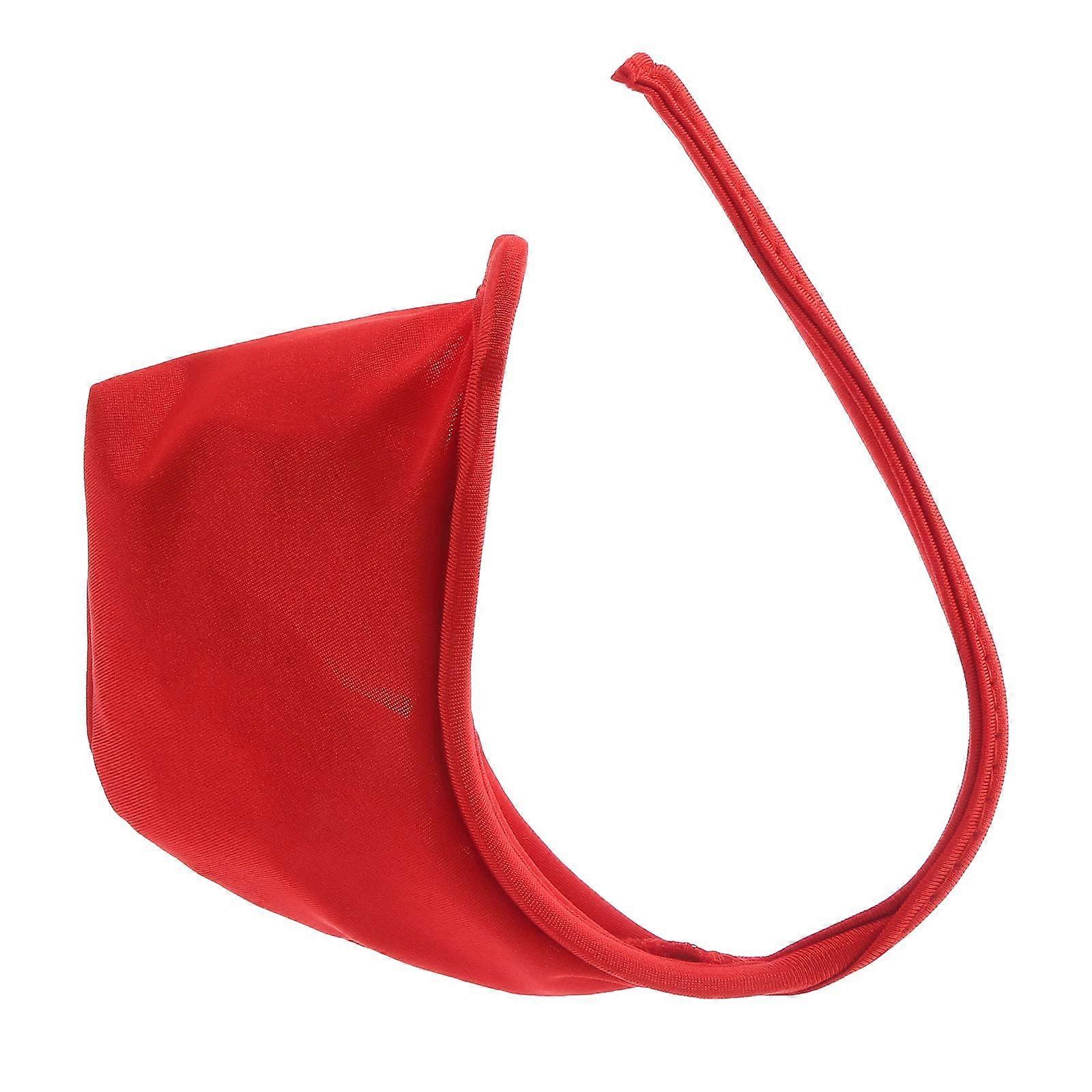 Herren Einfarbig Latex Tanga Unterwäsche mit Ring und Hohl Design, Einheitsgröße B #5, Komfortable Dessous