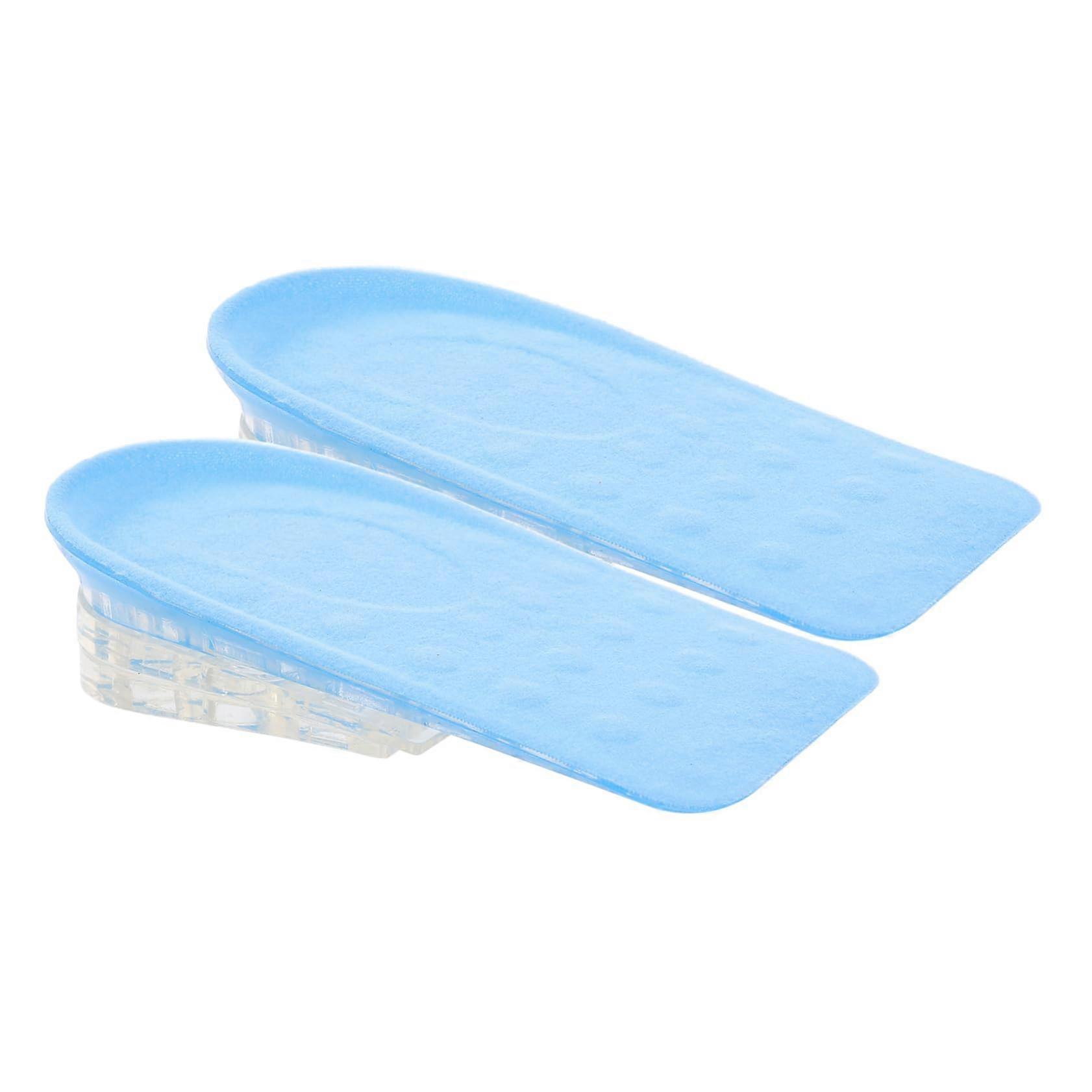 Heel Booster 2-Pack Insole, Invisible Height-Boosting Cushion, Block Heel Lift, Half-Height Insole For High Heels, White