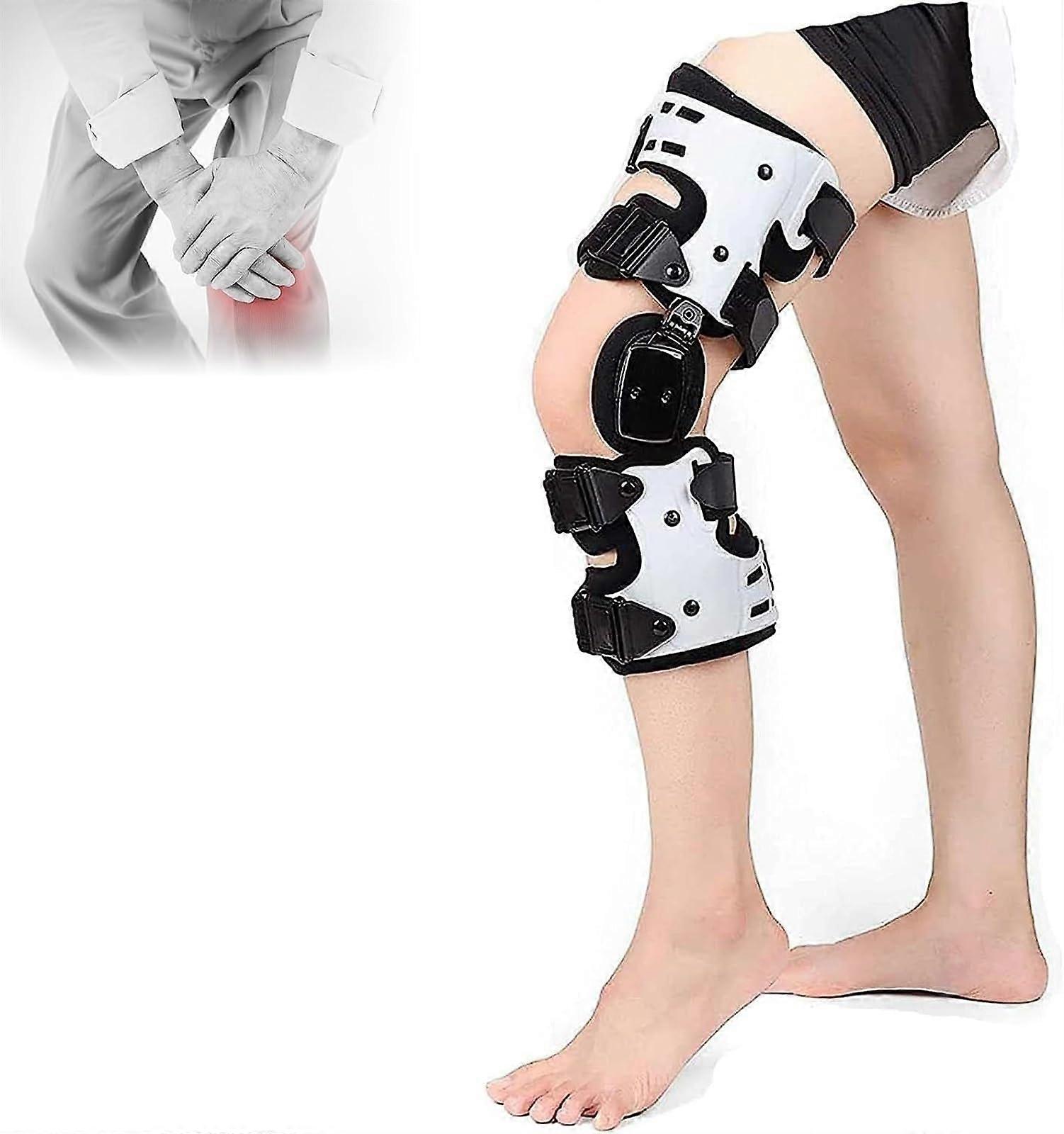 Knee Orthosis, OA Unloader Osteoarthritis Knee Brace, Breathable Fabric, Universal Size (Left)