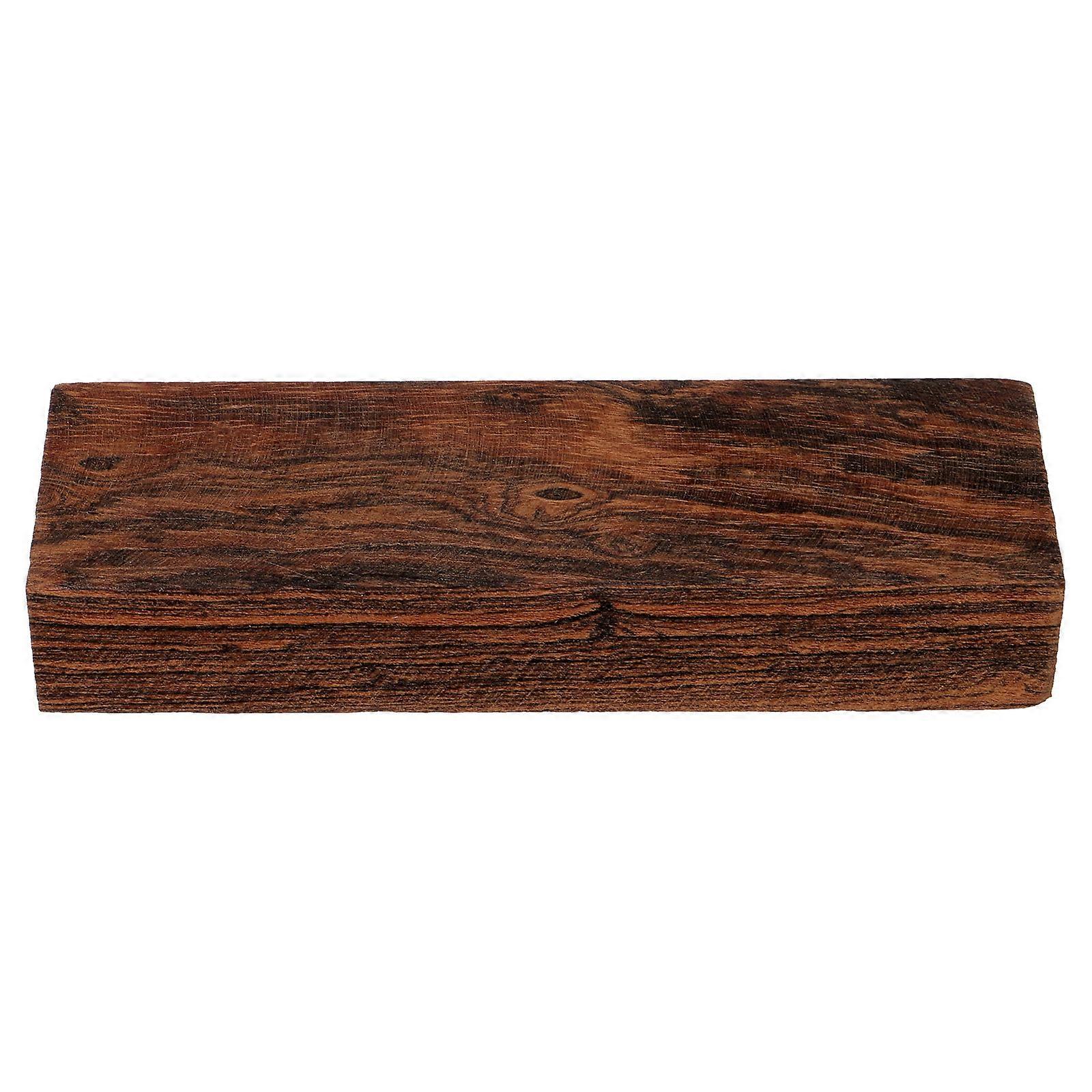 Worgeous 1 Set Wood Block Unfinished Wooden Block For Crutch Handgrip Crafts Wood Blank