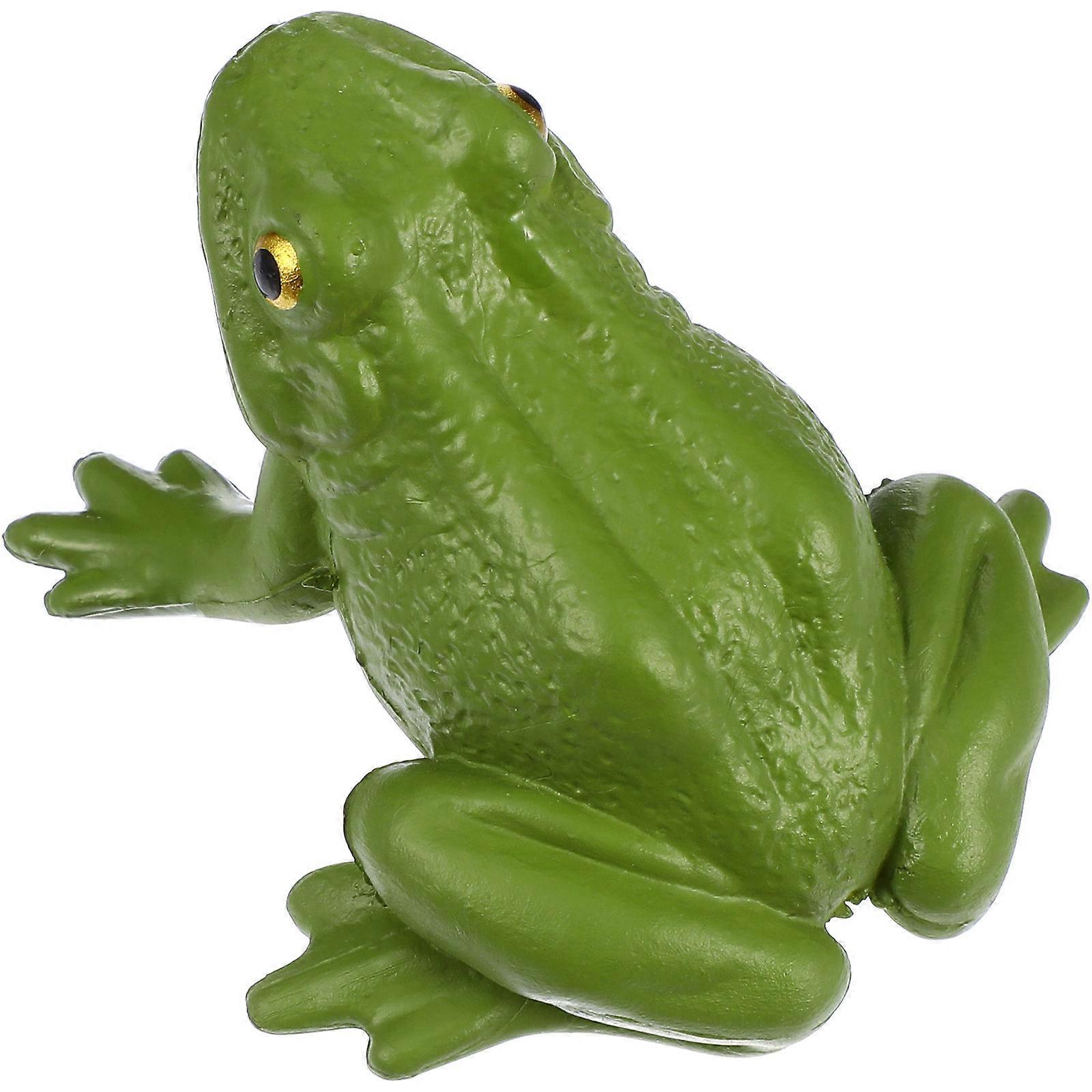 Realistic Frog Figurine Animal Model Educational Prop Kid Toy Decorative Ornament