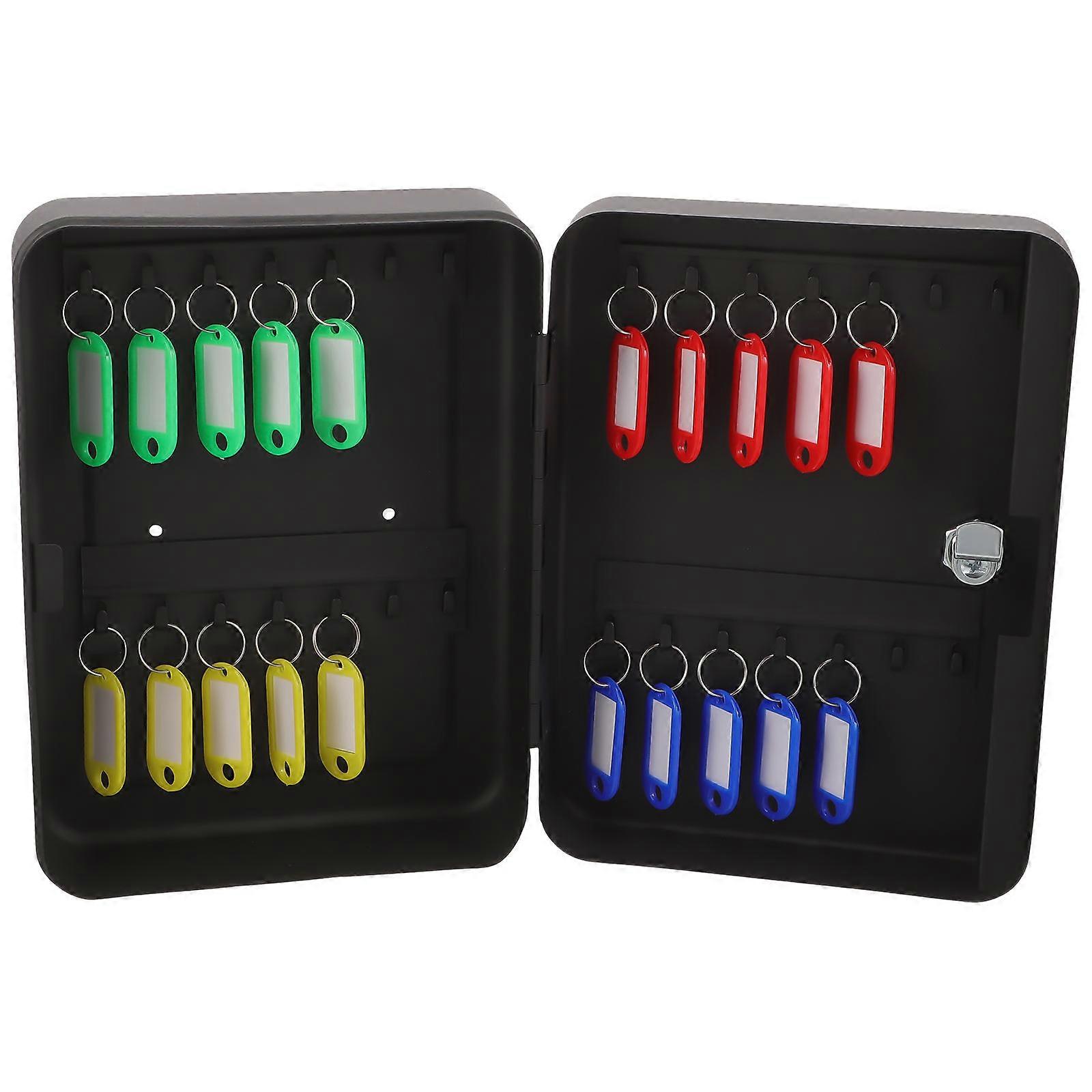 Wall Mounted Key Management Box Secure Storage Cabinet for Home Use with Ample Capacity and Easy Installation