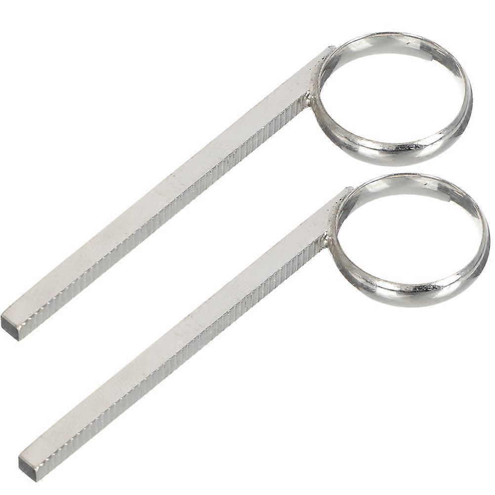 Silver Copper Trumpet Slide Ring Durable Easy Installation Musical Instrument Accessory 2pcs