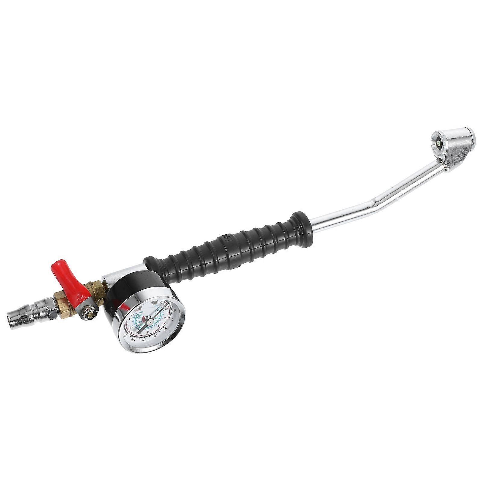 Automotive Air Inflator Pressure Gauge for Car Use with Handle