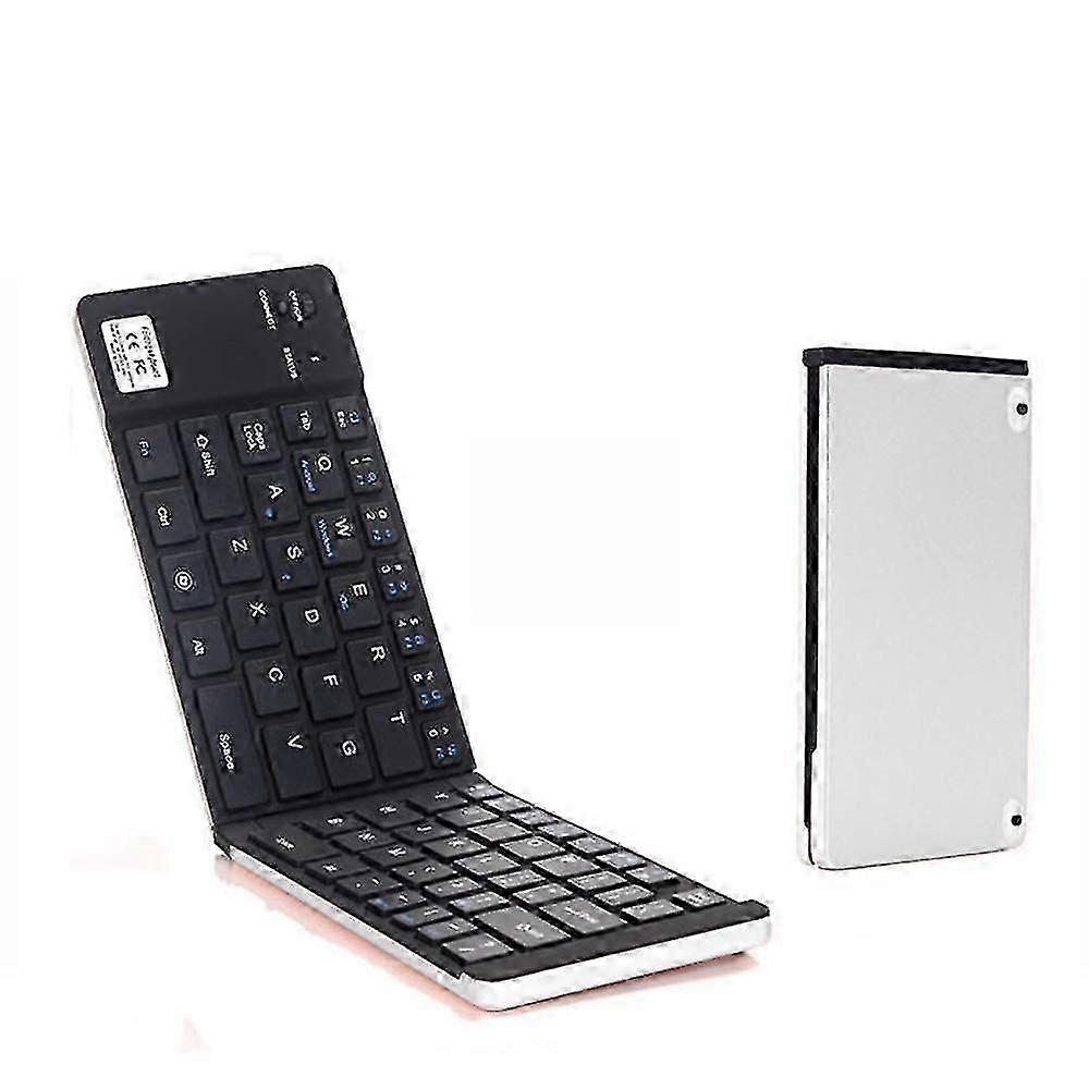 Bluetooth Keyboard,built In With A 120ma Battery,double Folding Wireless