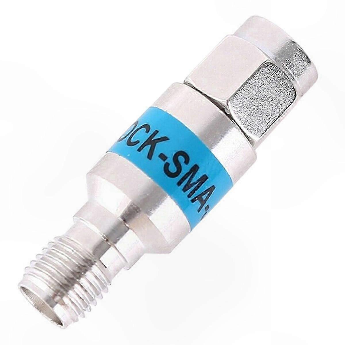 SMA RF Coaxial DC Block, DC-6GHz Tri-Element Alloy Mini Insulator Straightener for Signal Isolation