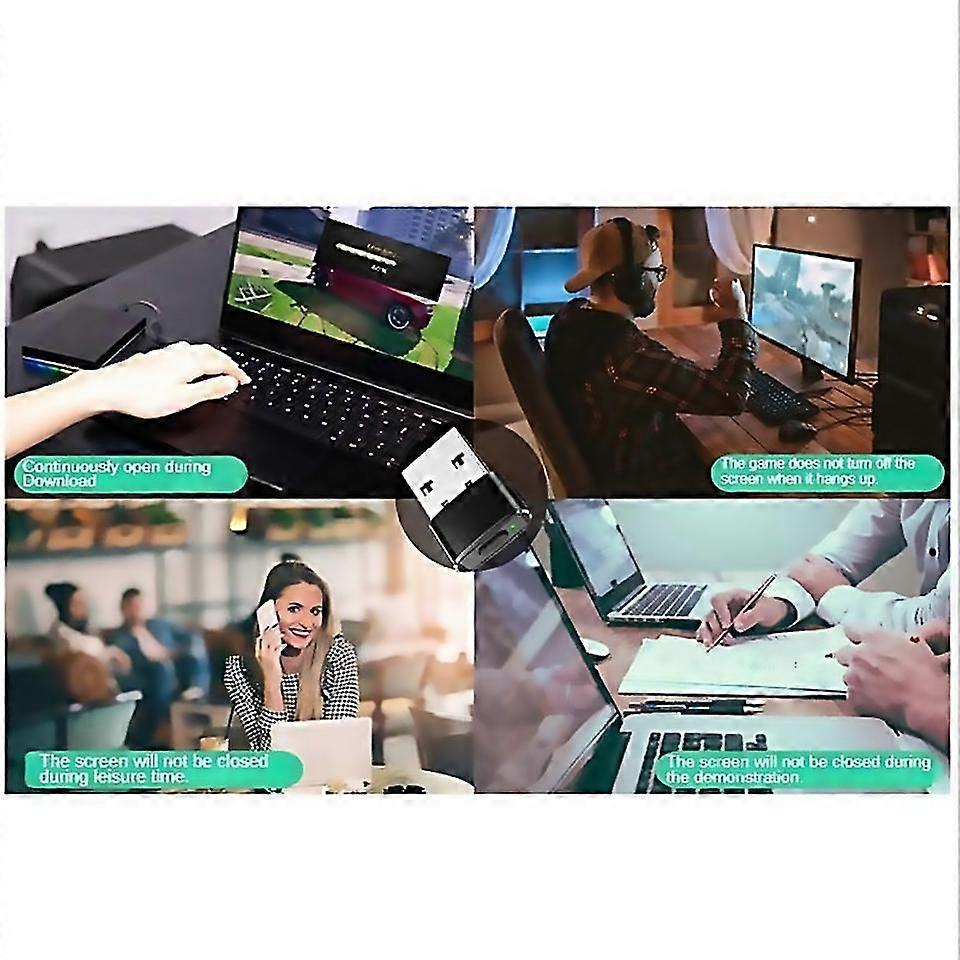 For mini mouse jiggler usb mouse mover supports multitrack virtual mouse movement to prevent enterin