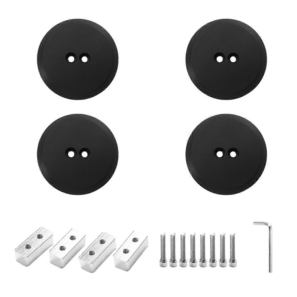 Jack Pad Lifting Pucks Aluminum Floor Jack Adapter for C5 C6 C7 C8 944 964 993 996 997 911 Black