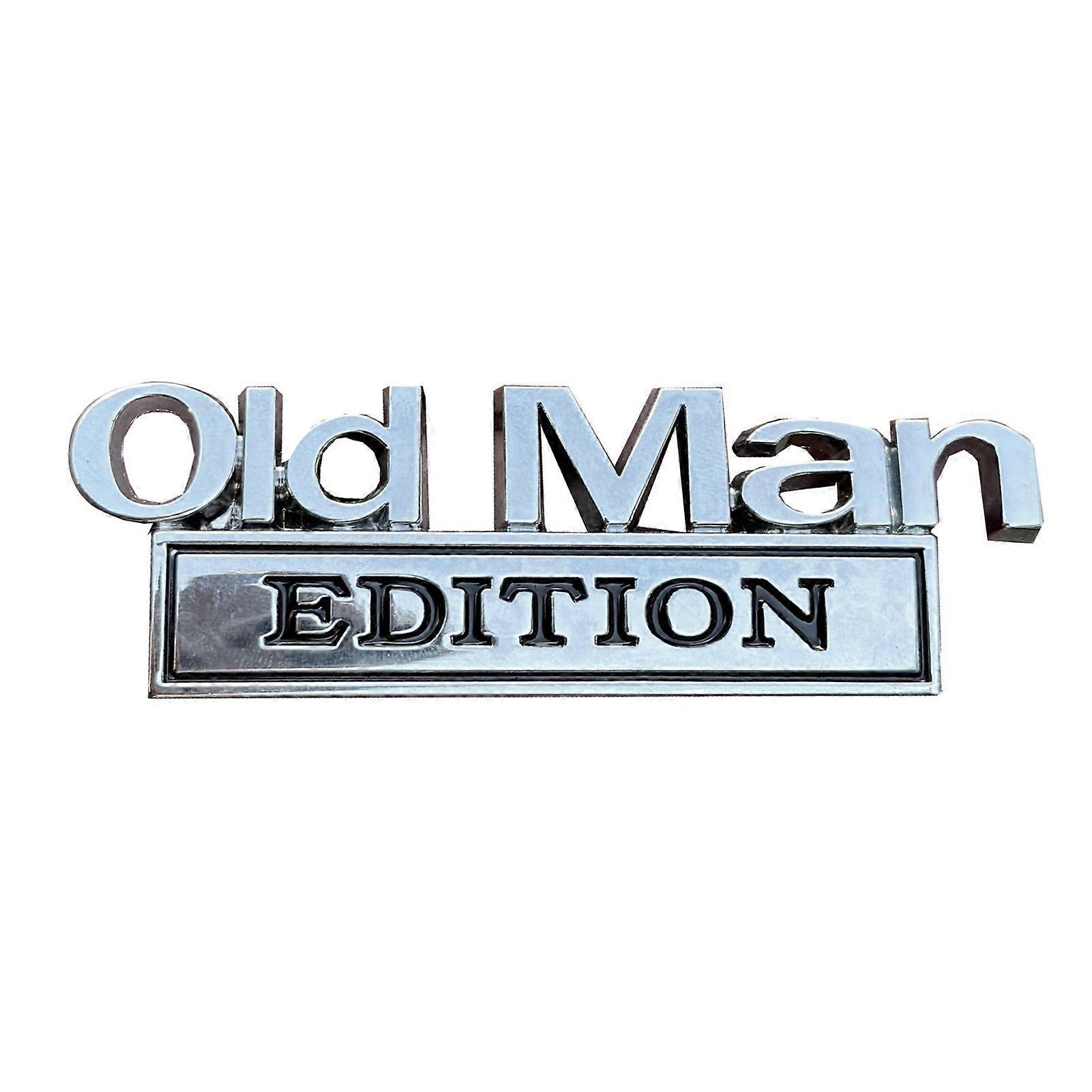Vanhan miehen 3D-metalliset auton lokasuojat Emblem Premium itseliimautuva universaali autotarra auton kuorma-auton maastoautoon