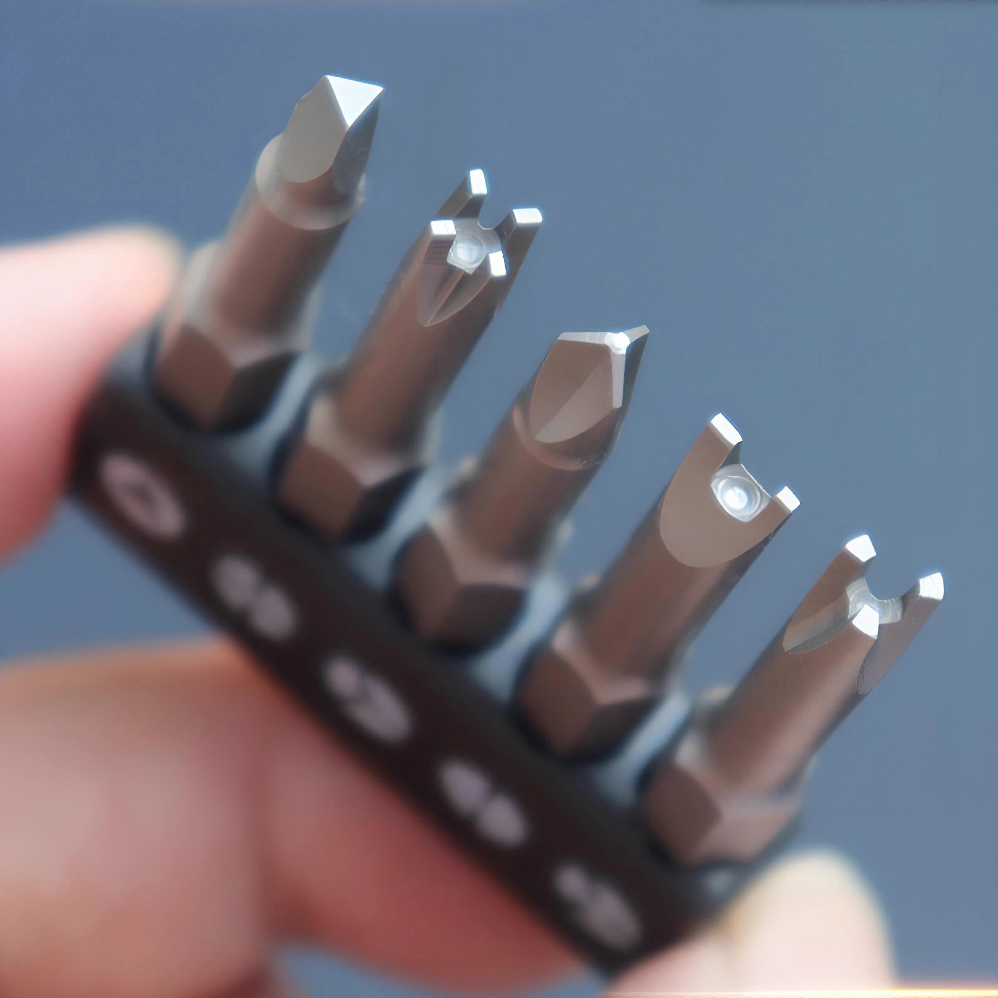5Pcs Special-shaped Screwdriver Set 50mm U-shaped Y-Type Triangle Inner Cross Three Points Screwdriver Bit Tool hwy