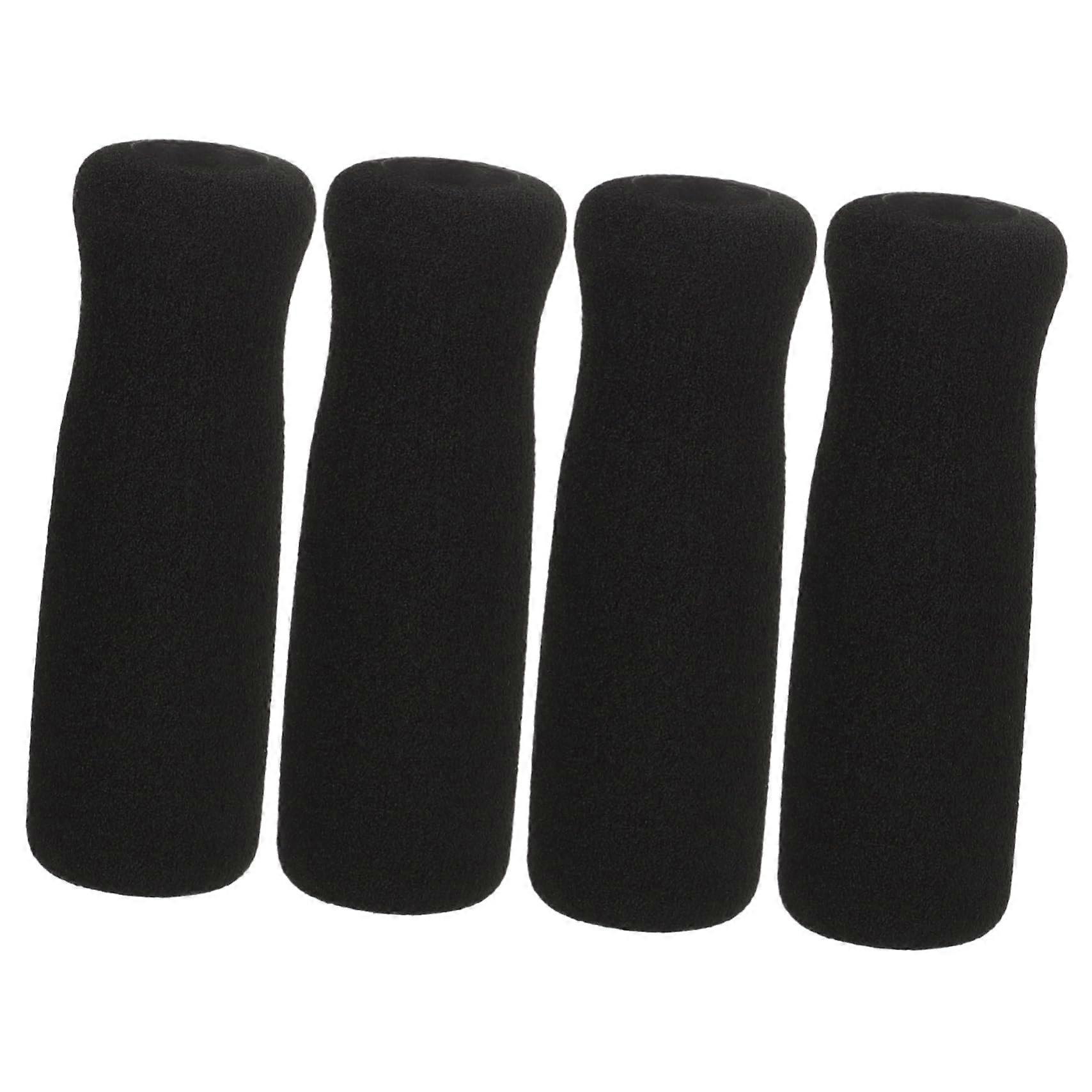 4 NonSlip Cane Grips, Ergonomic Foam Grip Wraps for Walking Sticks, Comfortable Handles for Seniors, Standard Size, Easy to Install