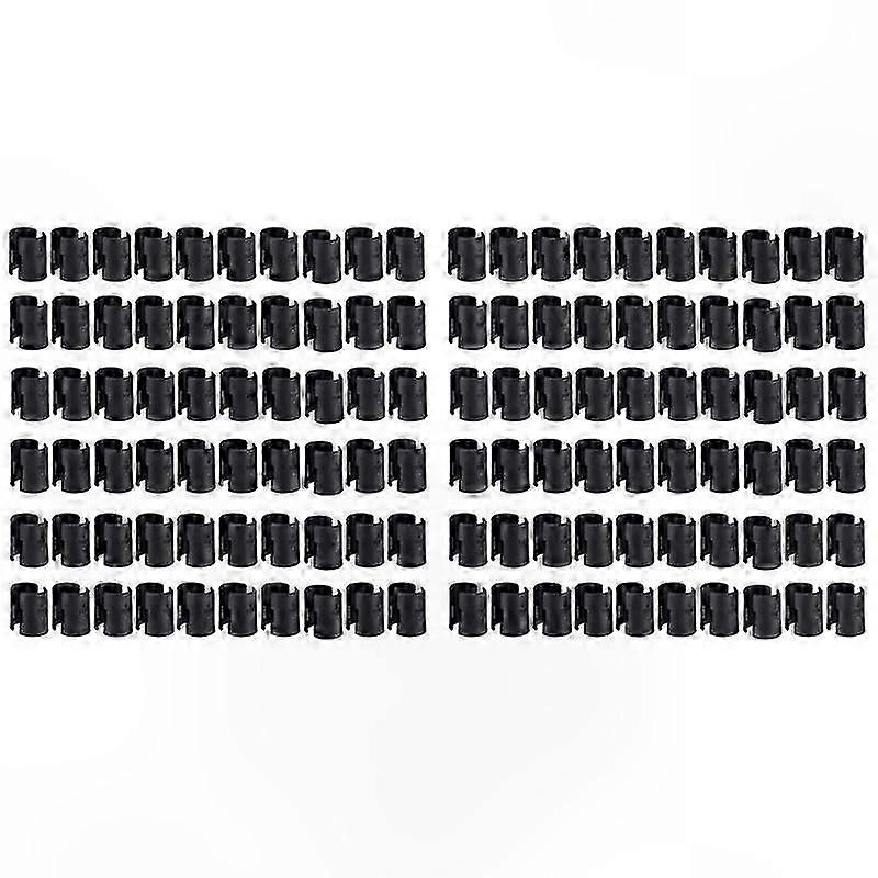 60-Pack Shelf Lock Clips for 1 Inch Posts, Wire Shelving Accessories Replacement Sleeves