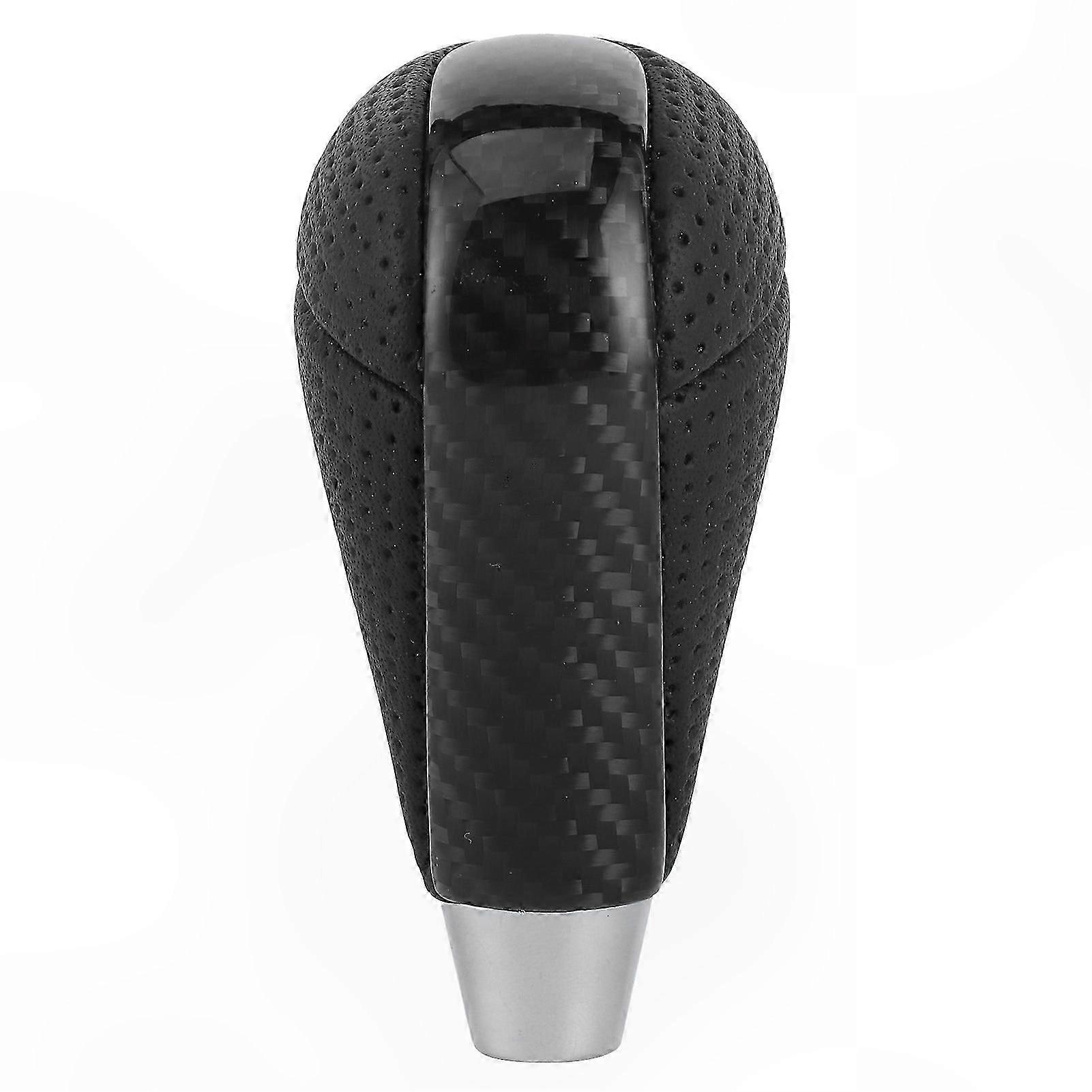 Carbon Fiber Leather Shift Knob for  IS GS LS Series - Black Perforated Design Car Accessory