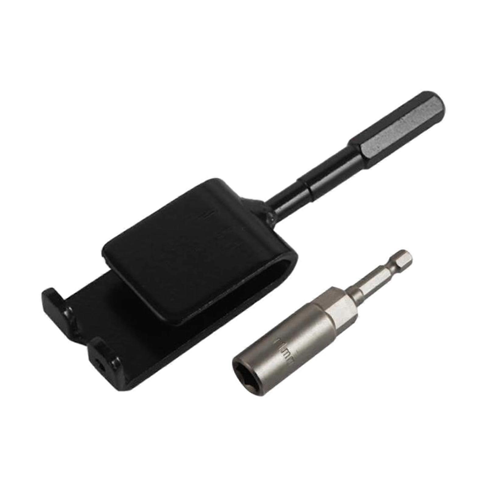 Ice Anchor Power Drill Adapter Sleeve Ice Auger Adapter Shaft Metal Ice Anchor Tool For Nail Brackets And Tent Nails