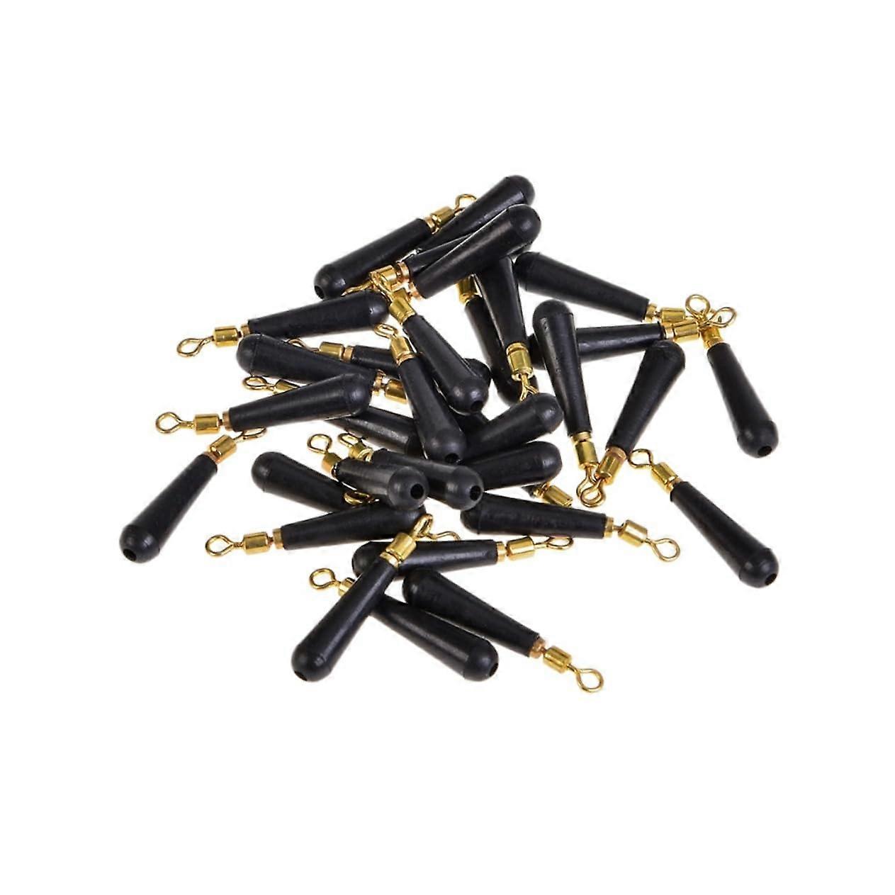100pcs Rolling Head Fishing Drift Float Connector Lightweight Compact Fishing Tackle for Streams Rivers Ref: 4335