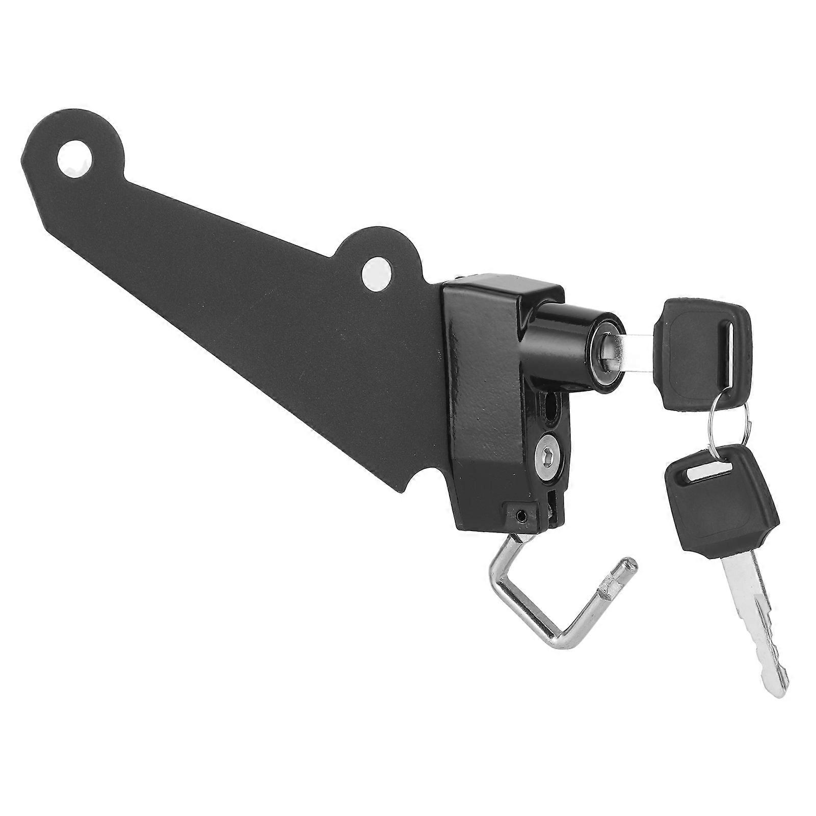 Motorcycle Helmet Lock Kit with 2 Keys Mounting Gasket Fit for Kawasaki Z1000/Ninja 1000