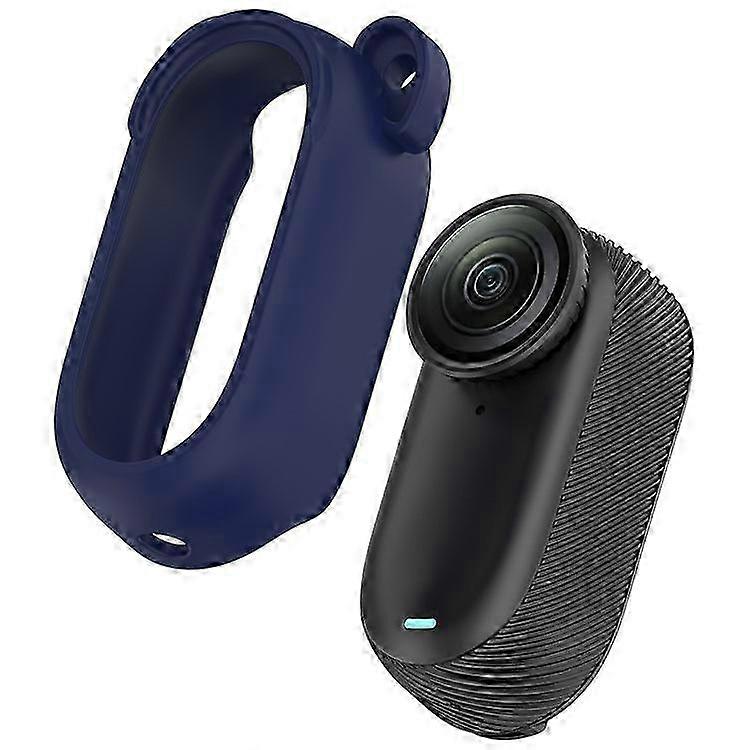 Étui de protection en silicone Insta360 GO 2 - Cache caméra anti-chute au design creux, compatible