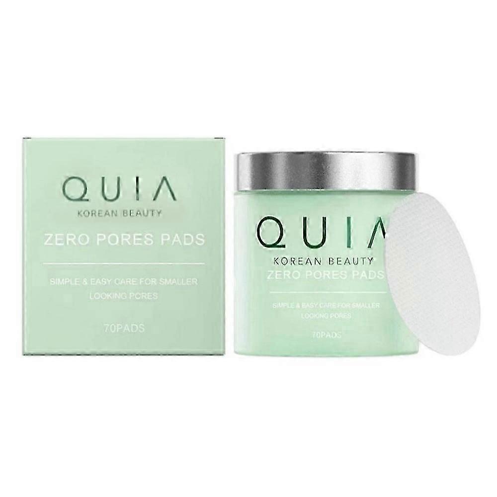 QUIA Zero Pore Pads Trgets Store porer og ujevn tone Koreansk hudpleie 70 stk