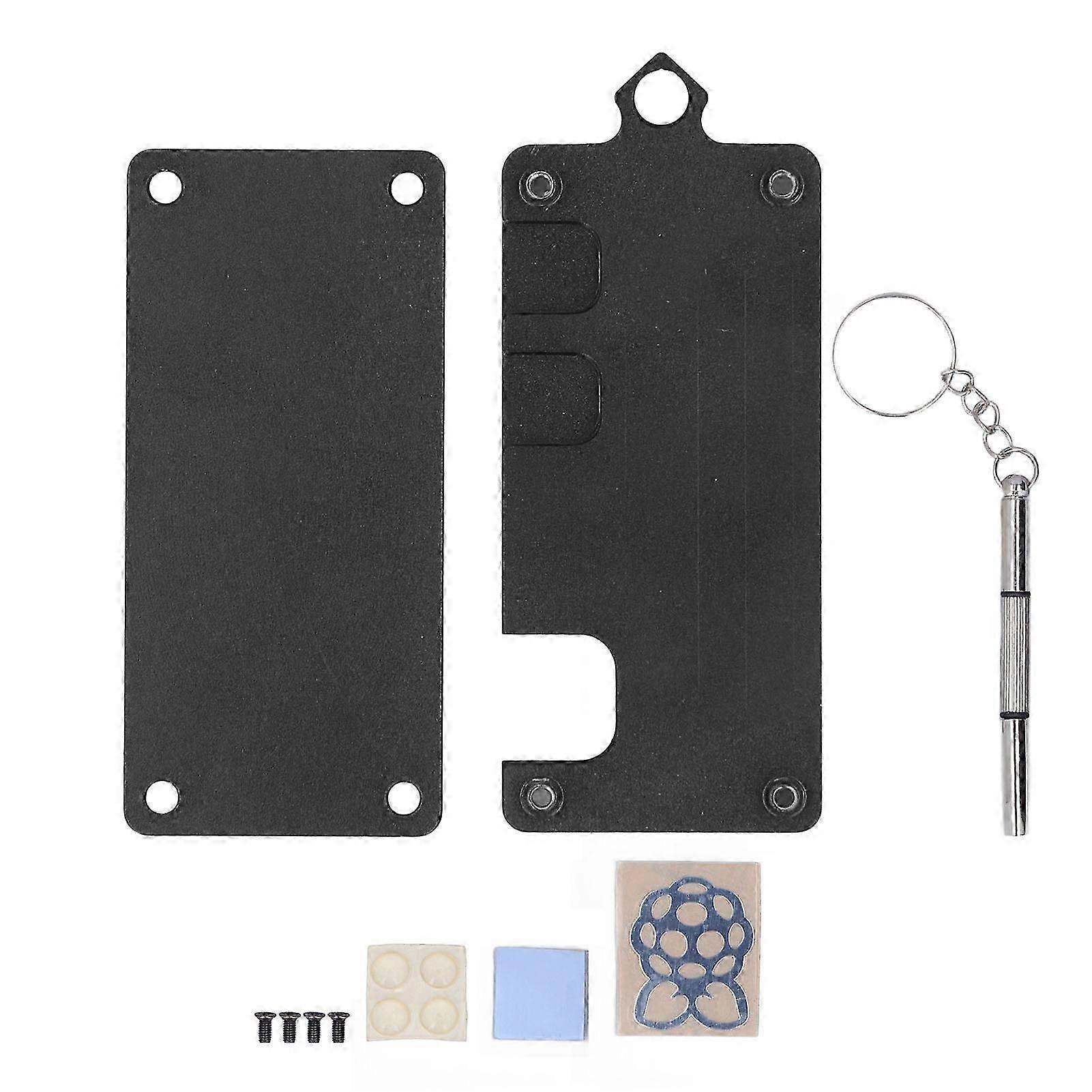 Aluminiumslegering tilfelle kretskort beskyttende varmeavledningskabinett for Raspberry Pi Zero W