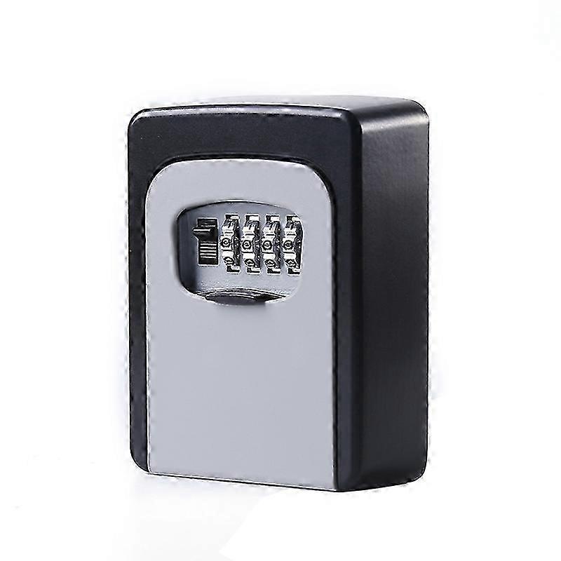 Wall Mounted Key Safe Box, 4-Digit Code, Waterproof Rust Proof, Indoor Outdoor Use