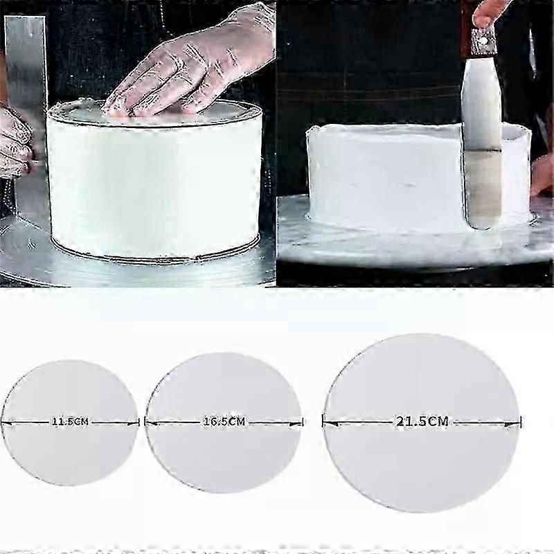 Round Acrylic Cake Discs Topper Reusable Cake Boards Disk Base Fit ...