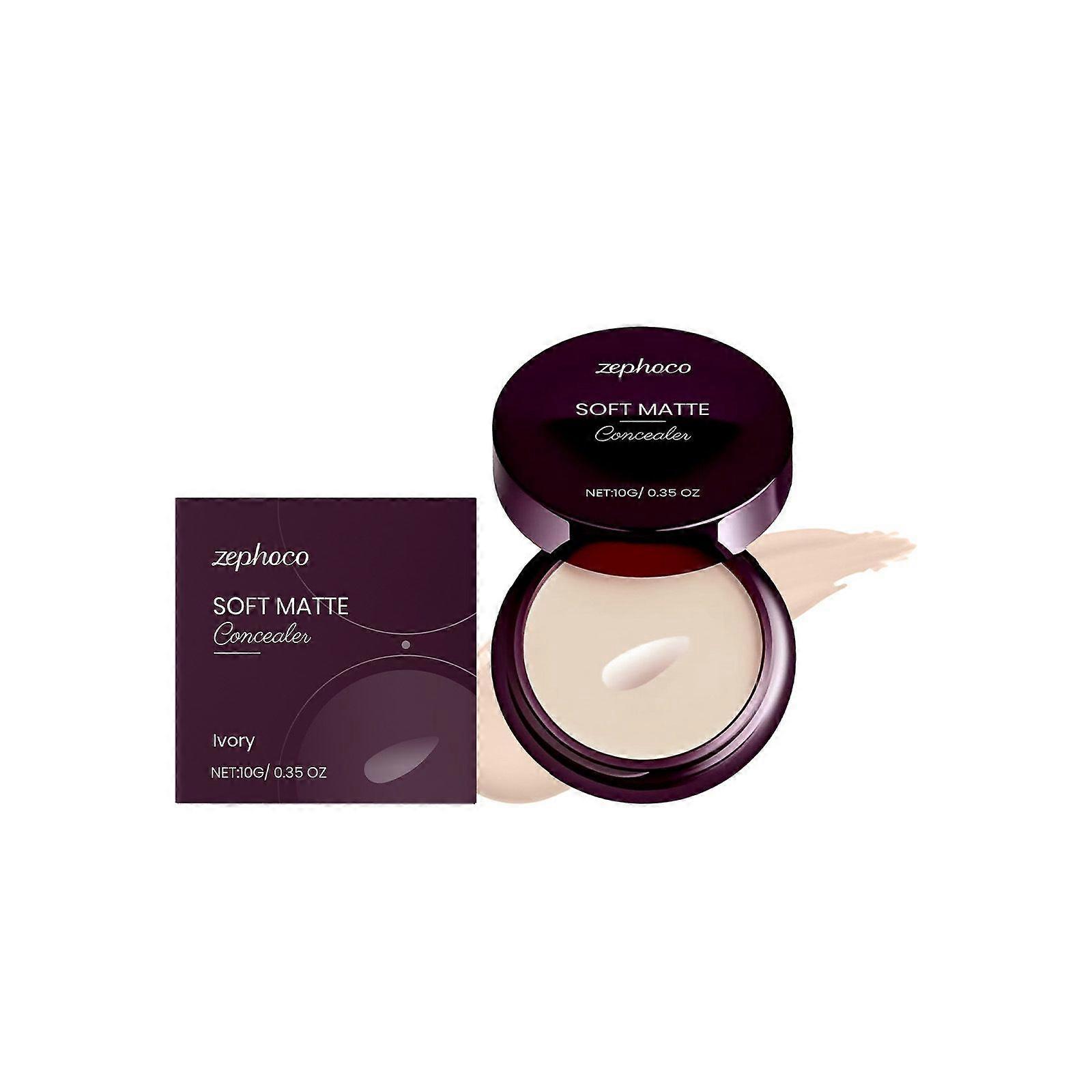 Soft Matte Concealer - Full Coverage & Long-Lasting Moisturising Cream, Full Coverage for Tattoos and Spots, Even Skin Tone, Waterproof