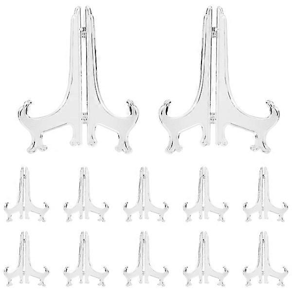 Support de chevalet d'affichage en plastique de 6 pouces