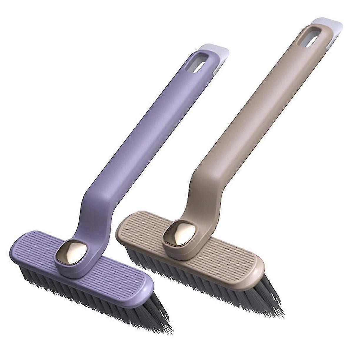 2Pcs Multi-Function Rotating Crevice Cleaning Brush, A