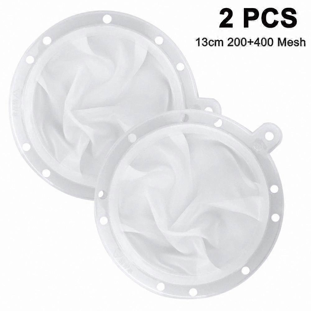 Fine Mesh Strainer Set - 2 Sizes, 200 & 400 Mesh, Durable Nylon for Kitchen and Lab Tasks