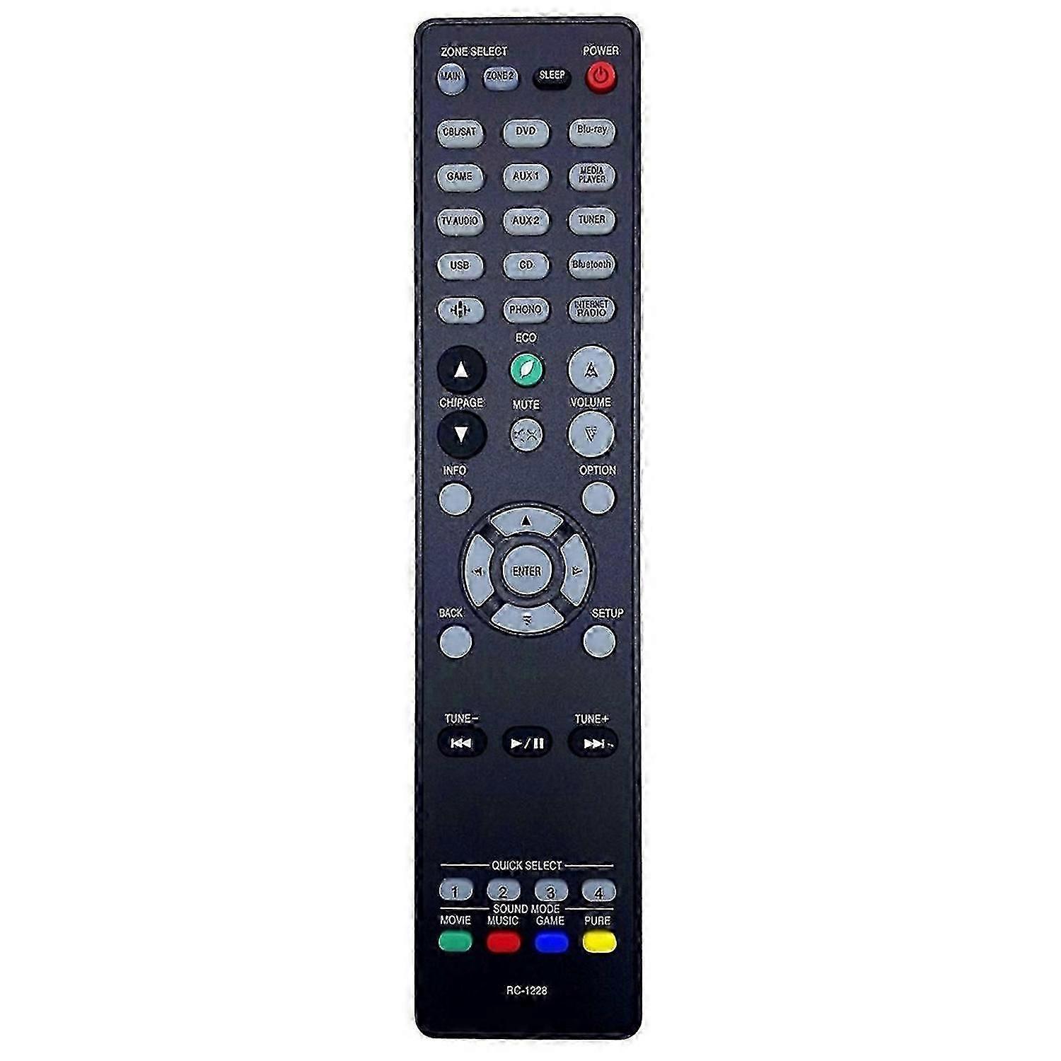 RC-1239 Fernbedienung für Denon AV Receiver AVR-X3700H AVR-X2700H AVR-S960H AVRX3700H AVRX2700H AVR