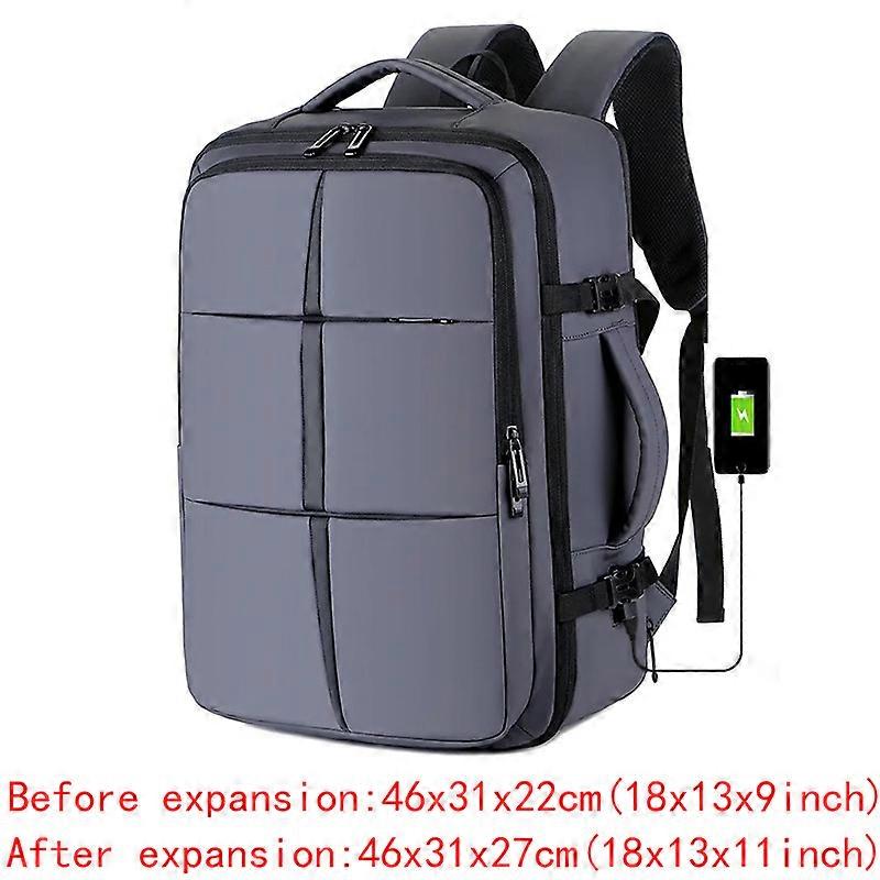 Large Capacity Multifunctional Extensible Rechargeable Hand-held Backpack Men's Waterproof Business Travel Computer Backpack Men Backpacks
