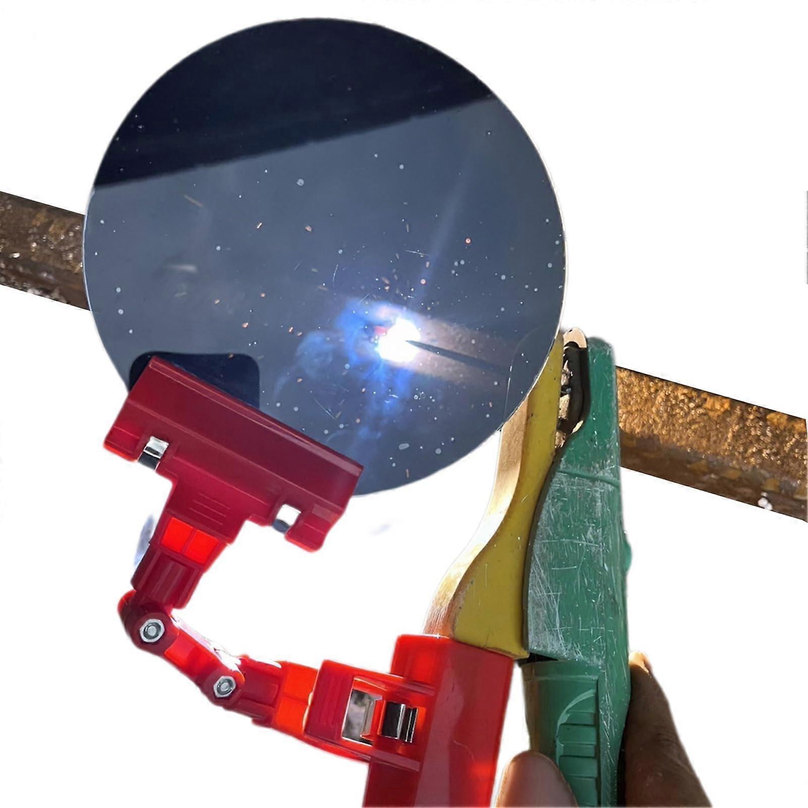 Face Shield for Grinding, Adjustable Facial Protection, ClipOn Welding Safety, Debris Blocker, 6.3 x 0.79 x 12.6 In
