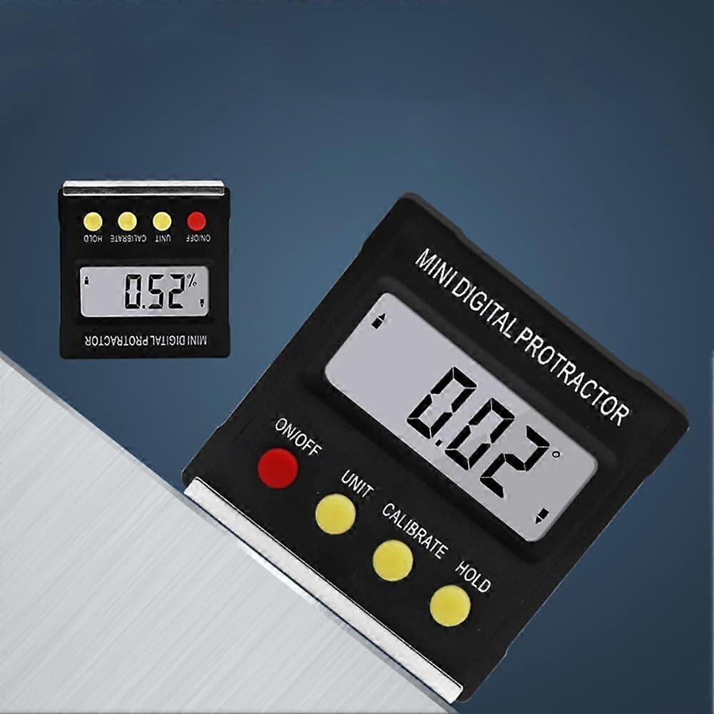 Mini Electronic Digital Inclinometer Portable Slope Level Protractor For Measuring Slopes And Angles