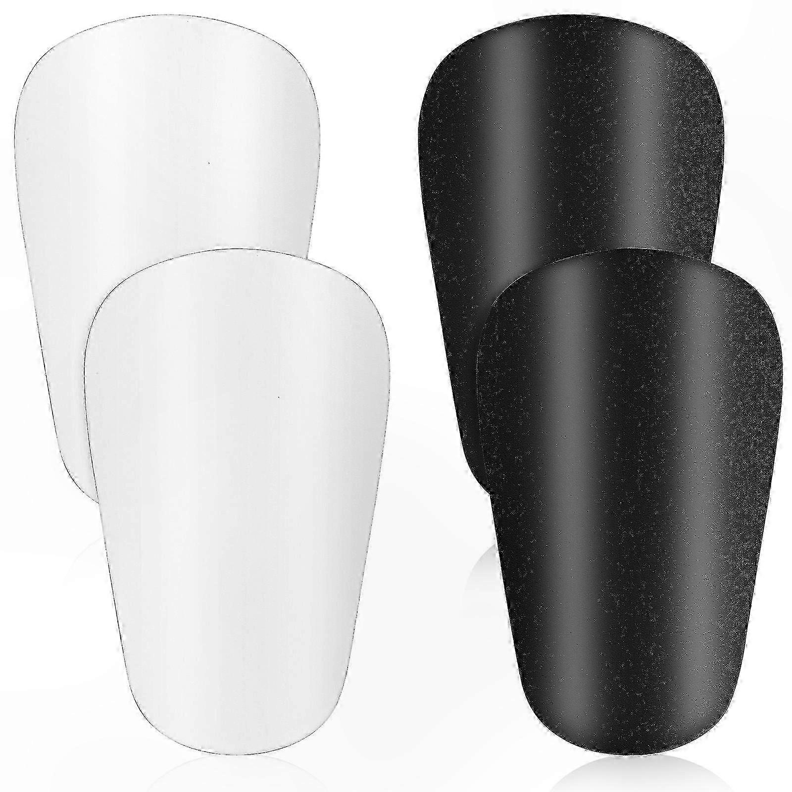 Small Soccer Shin Guards, 2 Pairs Mini Shin Pads for Training & Match Protection Gear