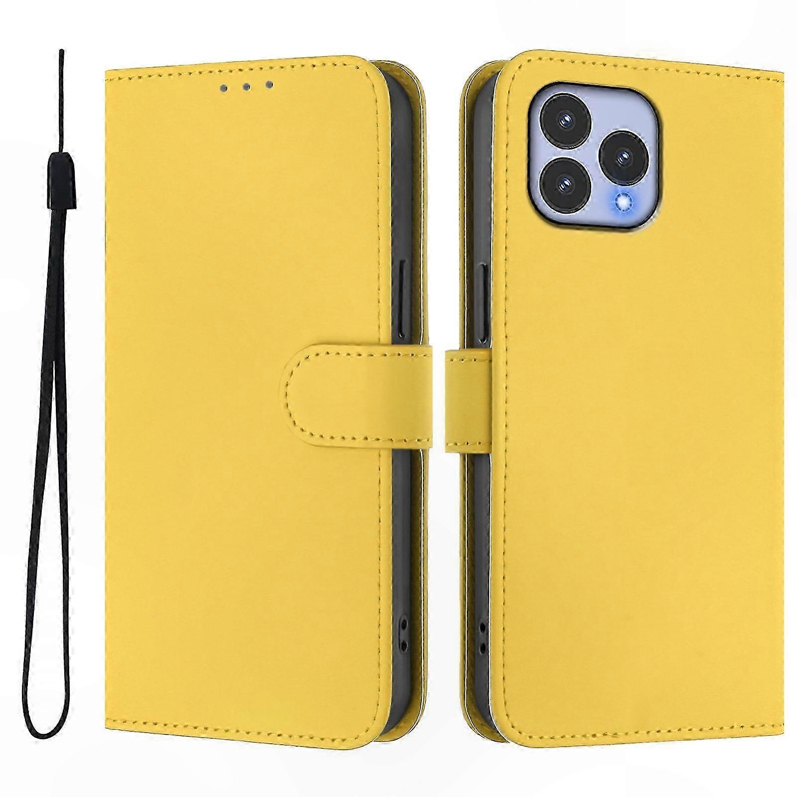 Solid Color PU Leather Case Compatible with Wiko T60 and Cubot P80 Models